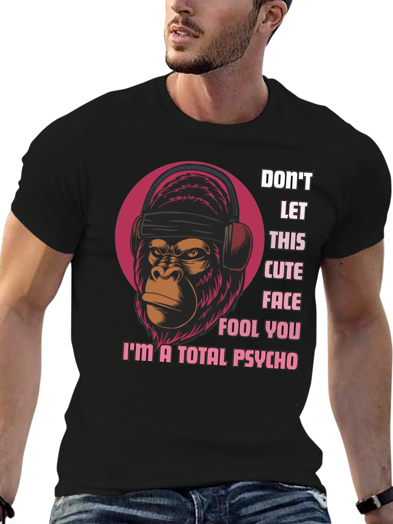 Psycho Monkey Graphic T-Shirt