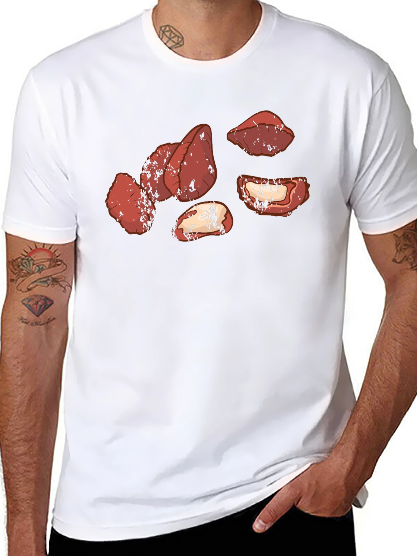 Dates Graphic T-Shirt - Unique Fruit Tee