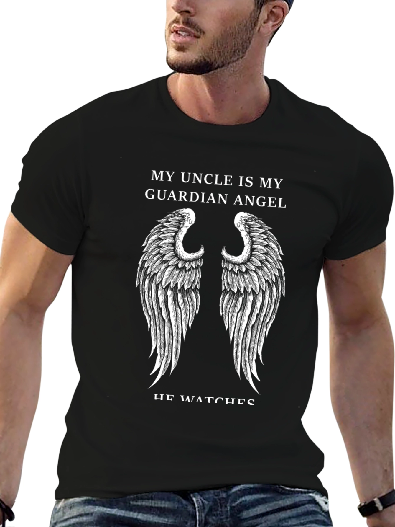 Guardian Angel Uncle T-Shirt