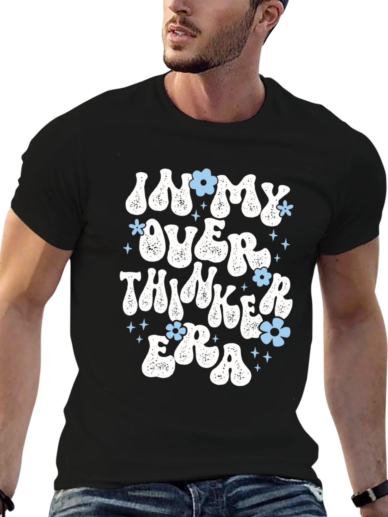 Over Thinker Era Graphic Tee - Trendy & Comfy