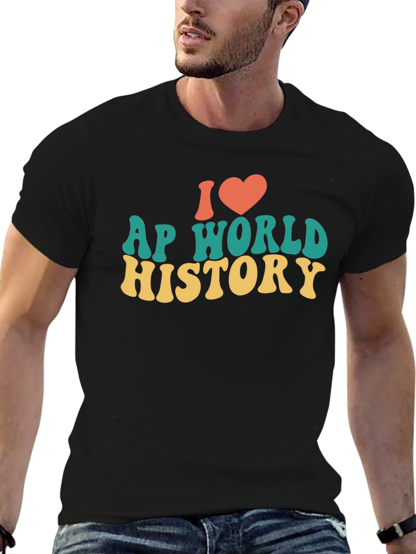 I Heart AP World History Graphic T-Shirt