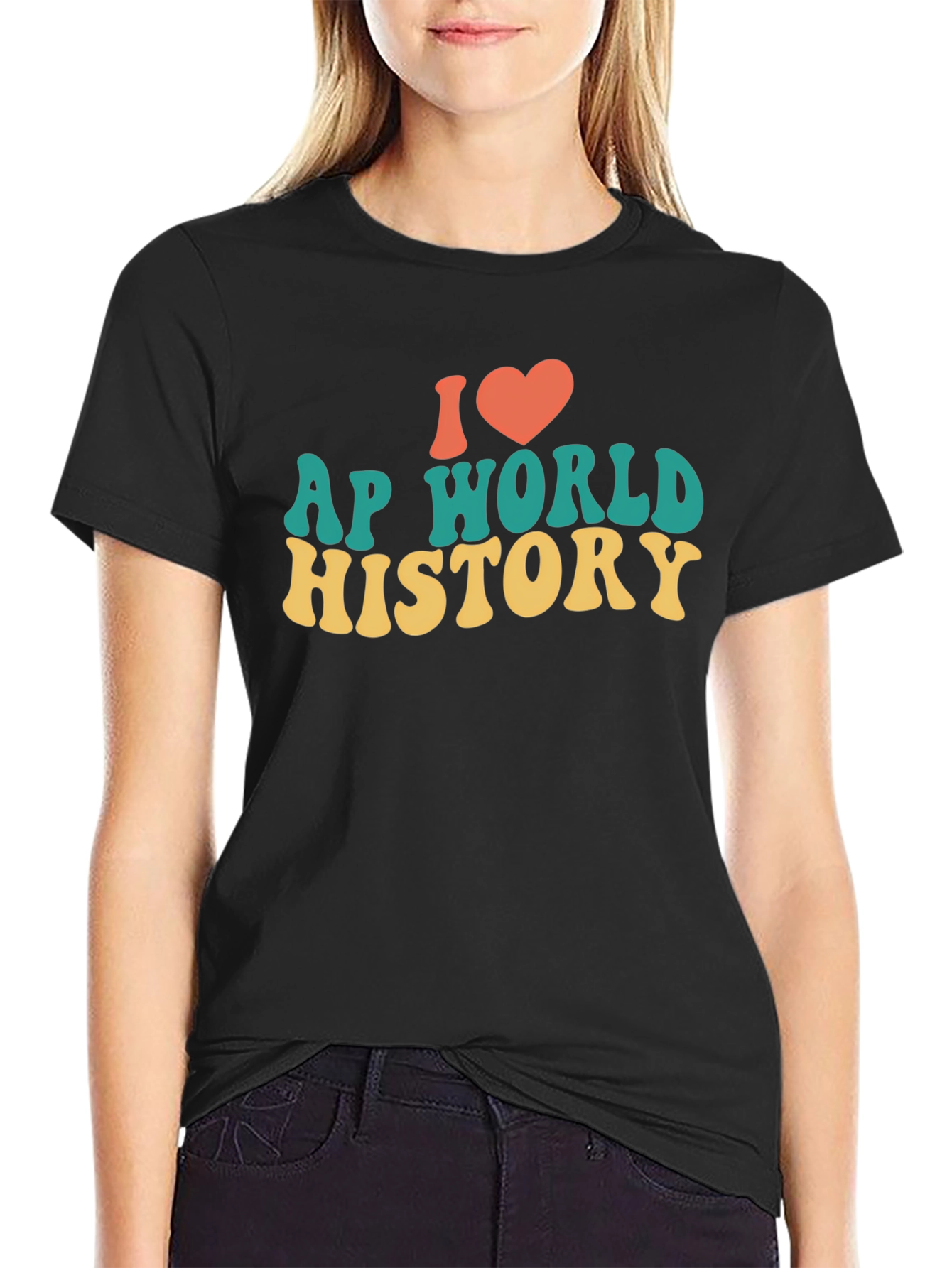 I Heart AP World History Graphic T-Shirt