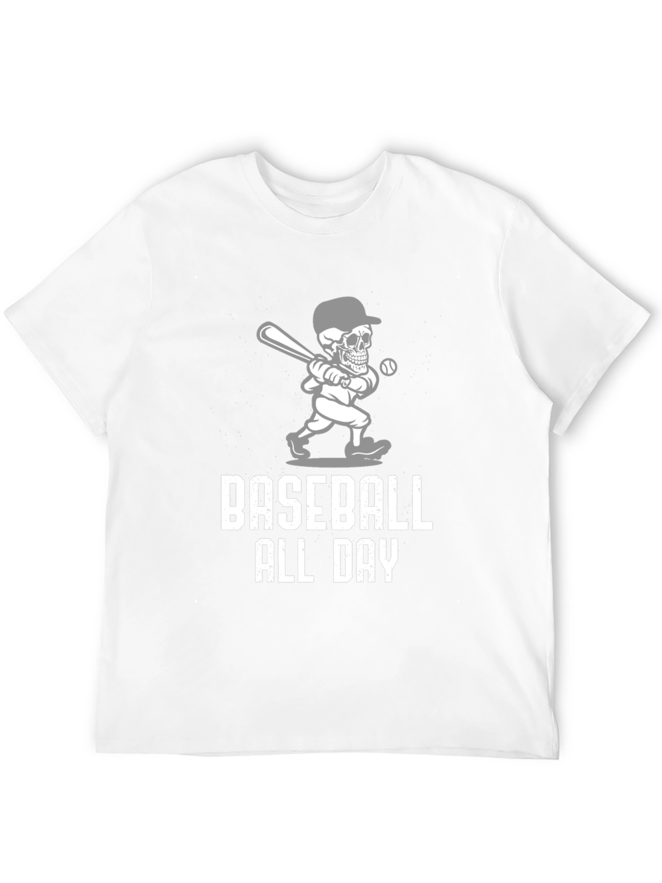 Baseball All Day Graphic Tee - Mens Black T-Shirt