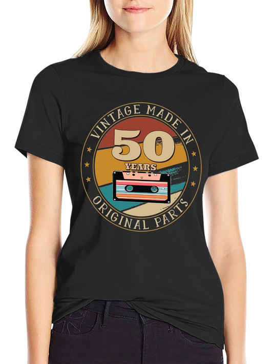 Vintage 50 Years Made in Original Parts T-Shirt