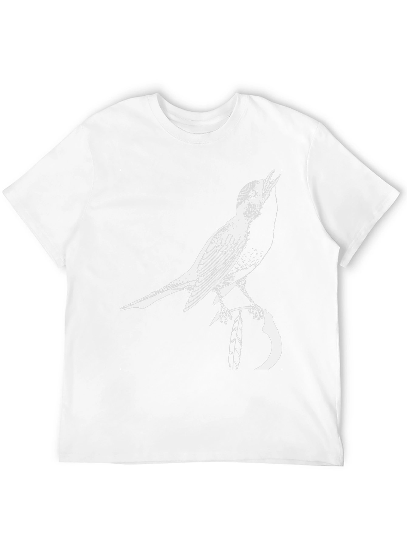 Bird Graphic Black T-Shirt