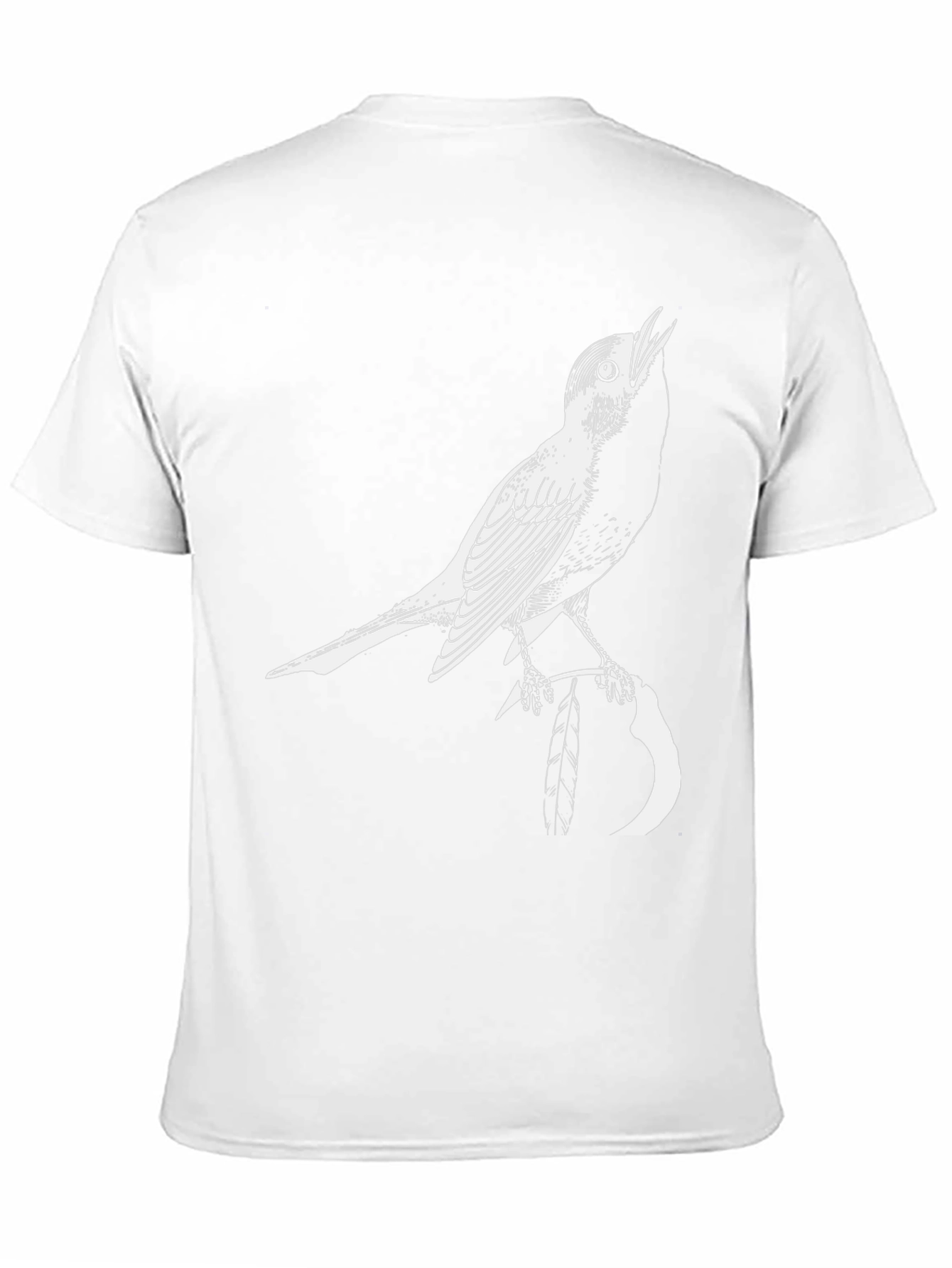 Bird Graphic Black T-Shirt