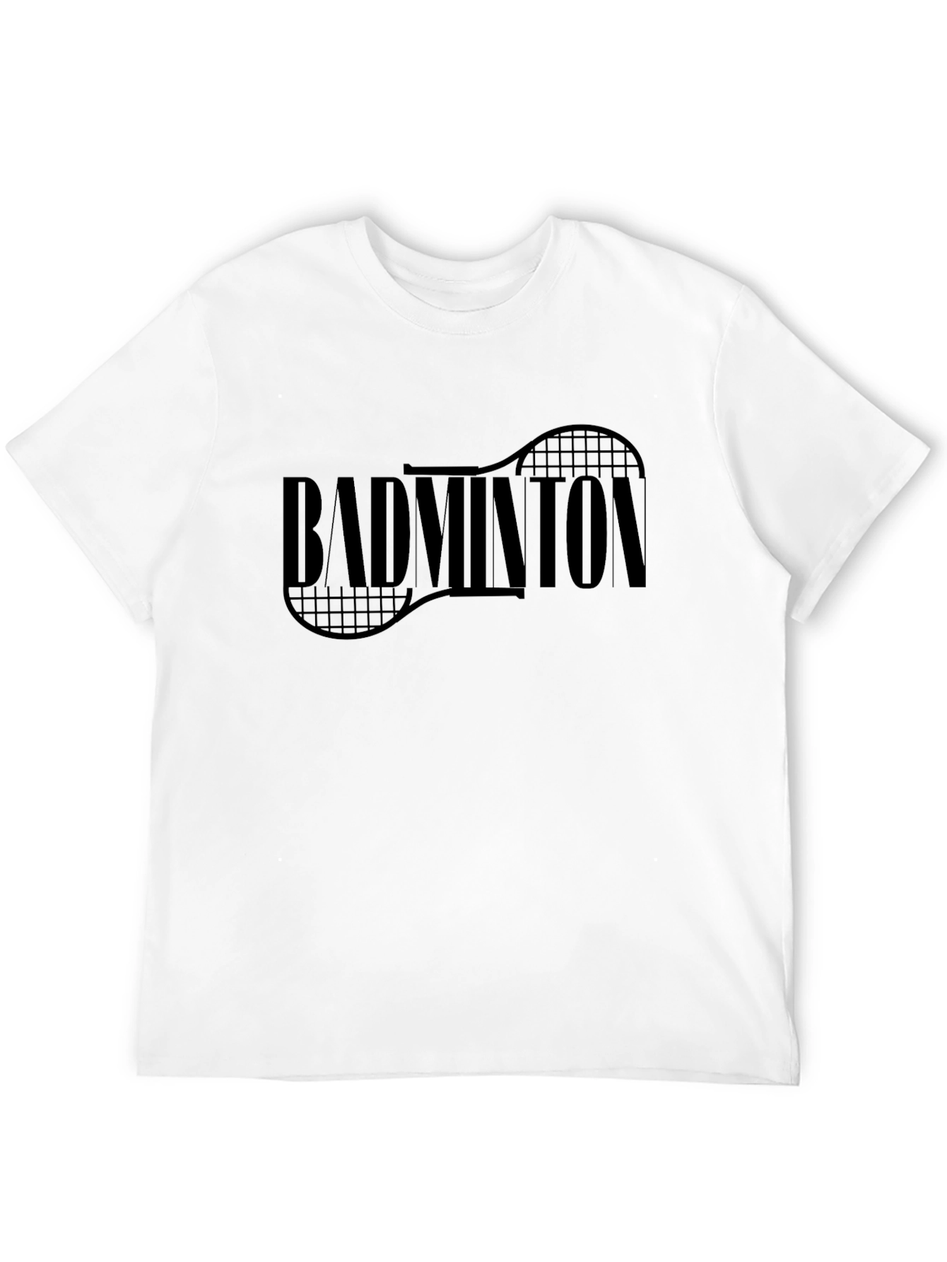 Badminton Graphic T-Shirt - Sporty Casual Tee