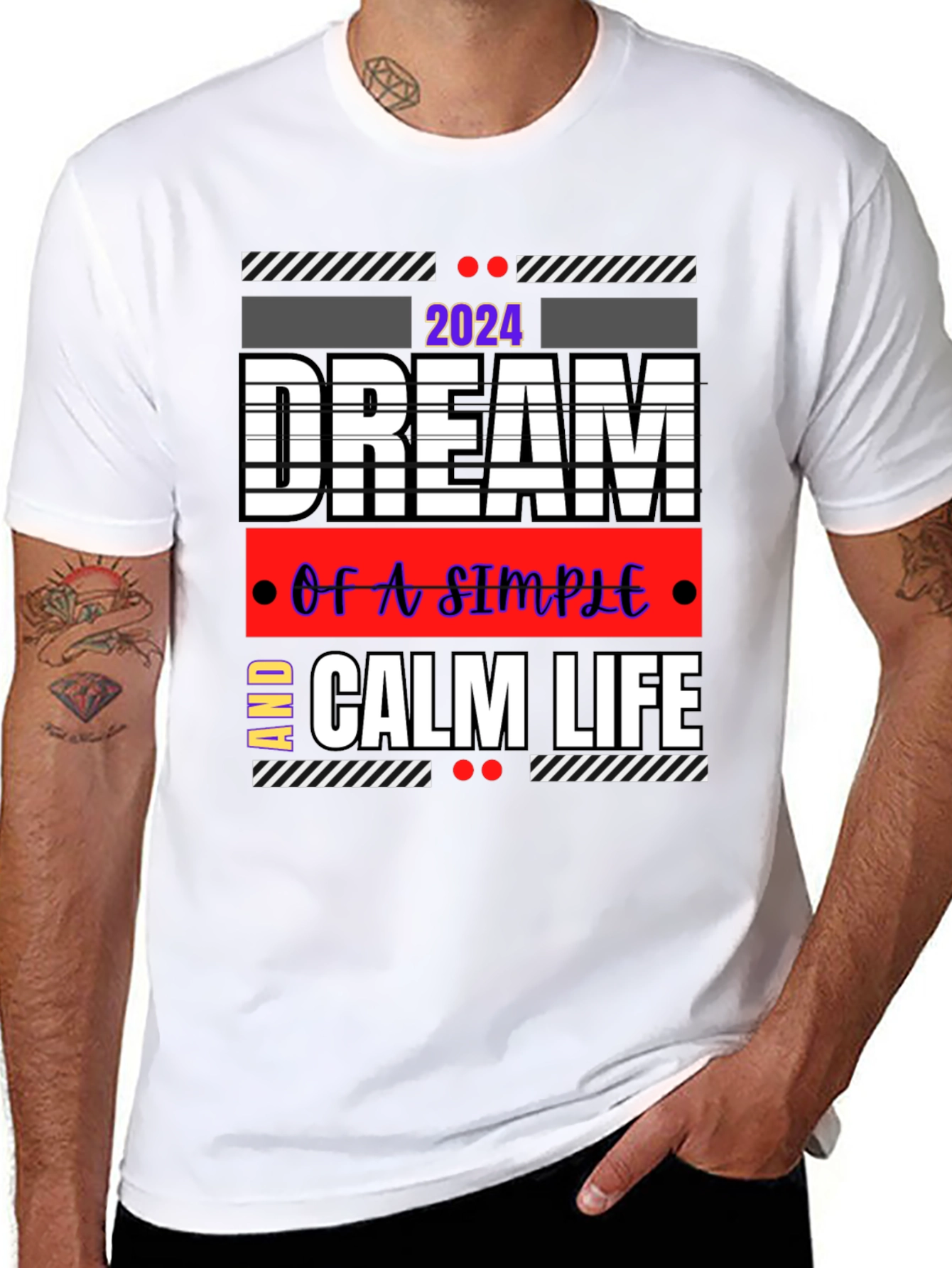 Dream Calm Life 2024 Graphic Tee
