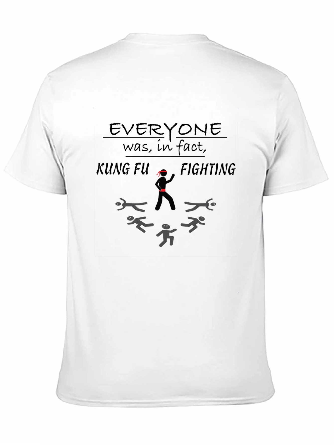 Kung Fu Fighting Graphic Tee - Black