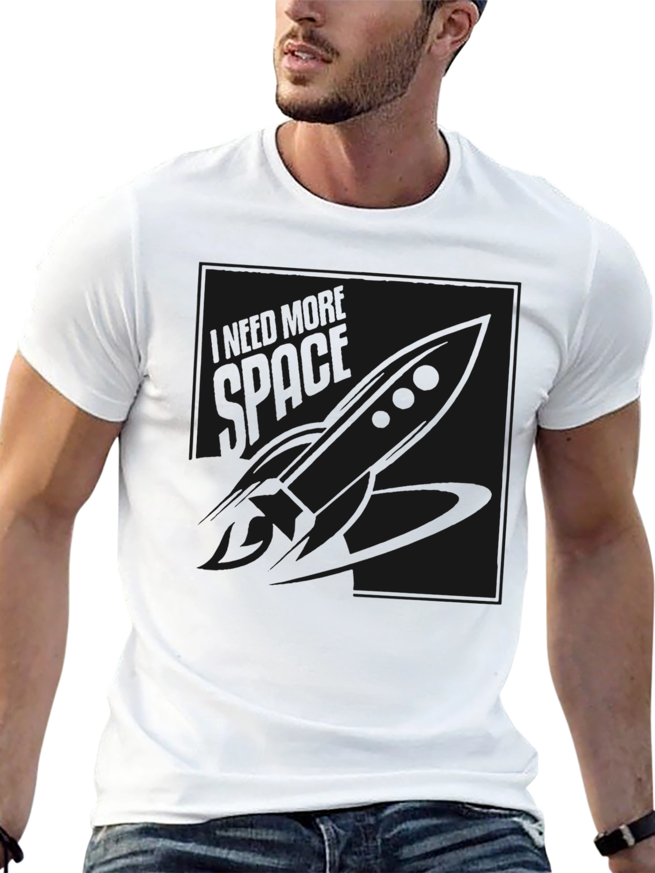 Black Graphic Tee - Modern Casual Style