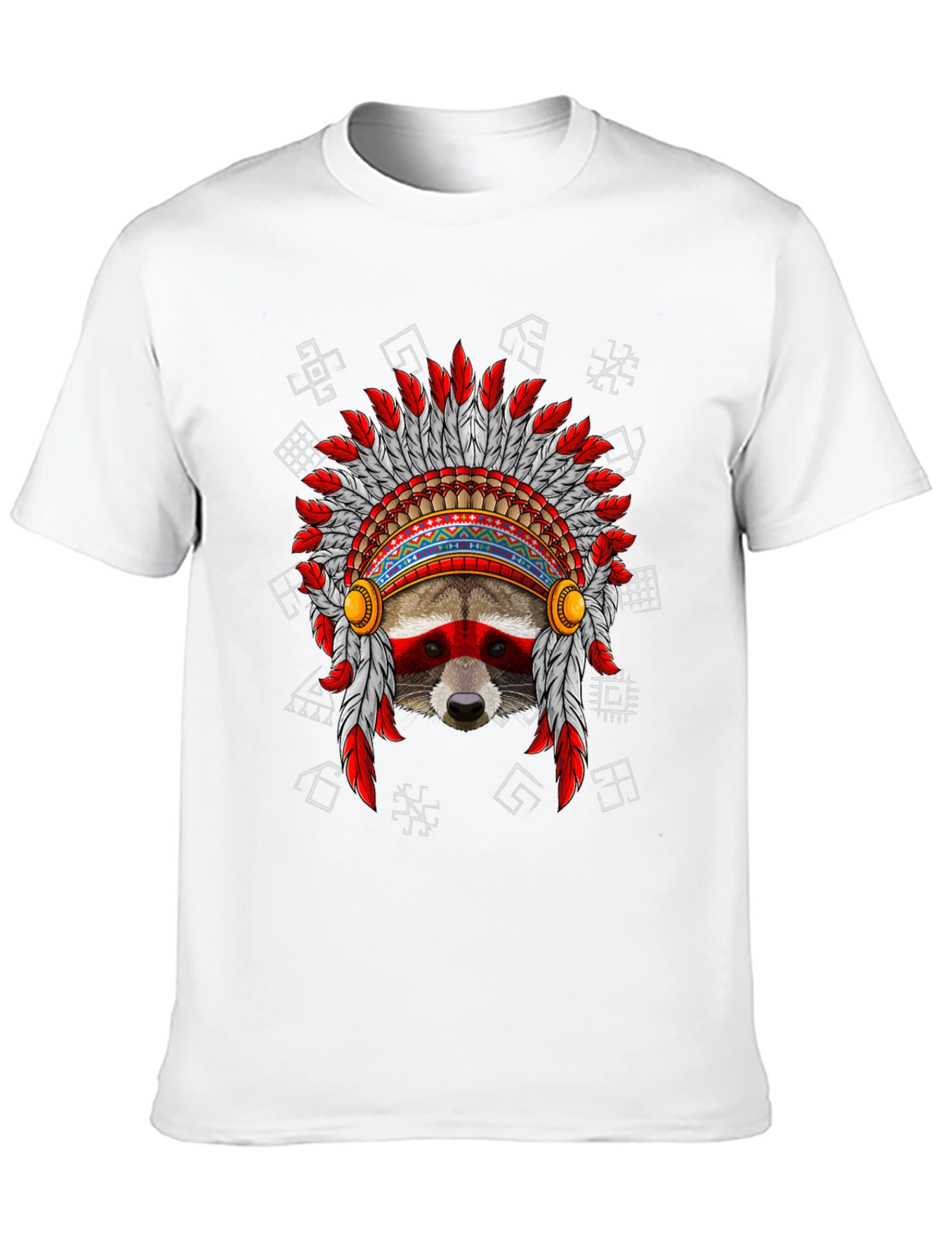 Raccoon Headdress Graphic T-Shirt