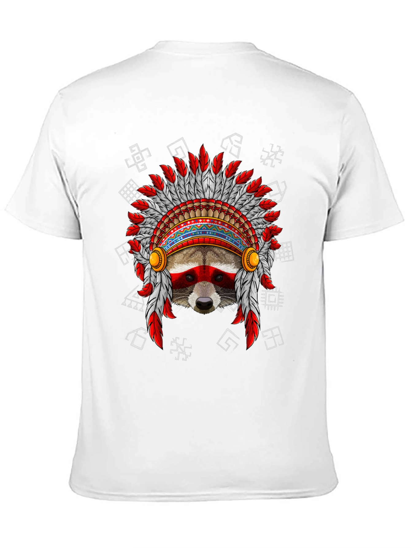 Raccoon Headdress Graphic T-Shirt