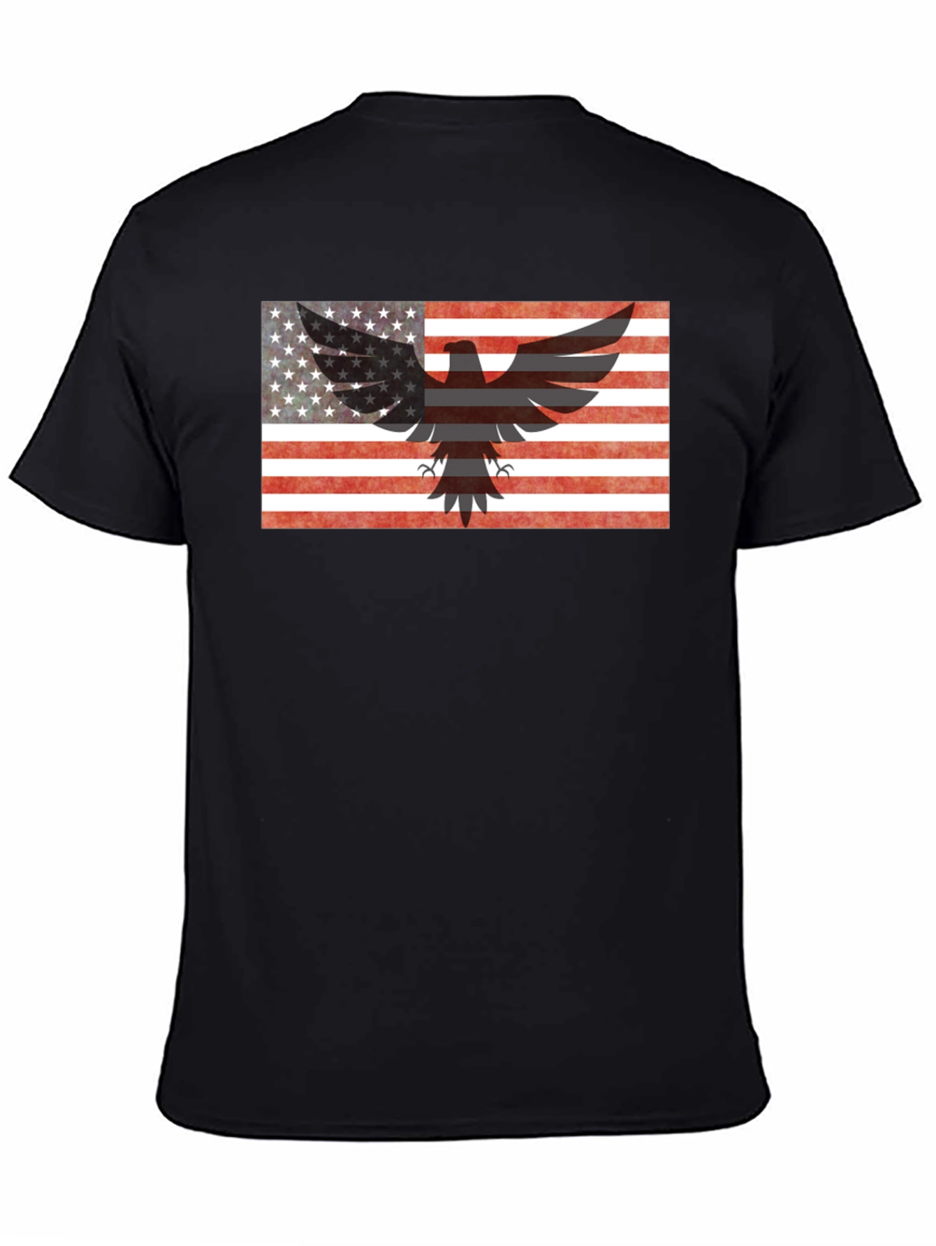 American Eagle Flag Graphic T-Shirt - Patriotic Pride