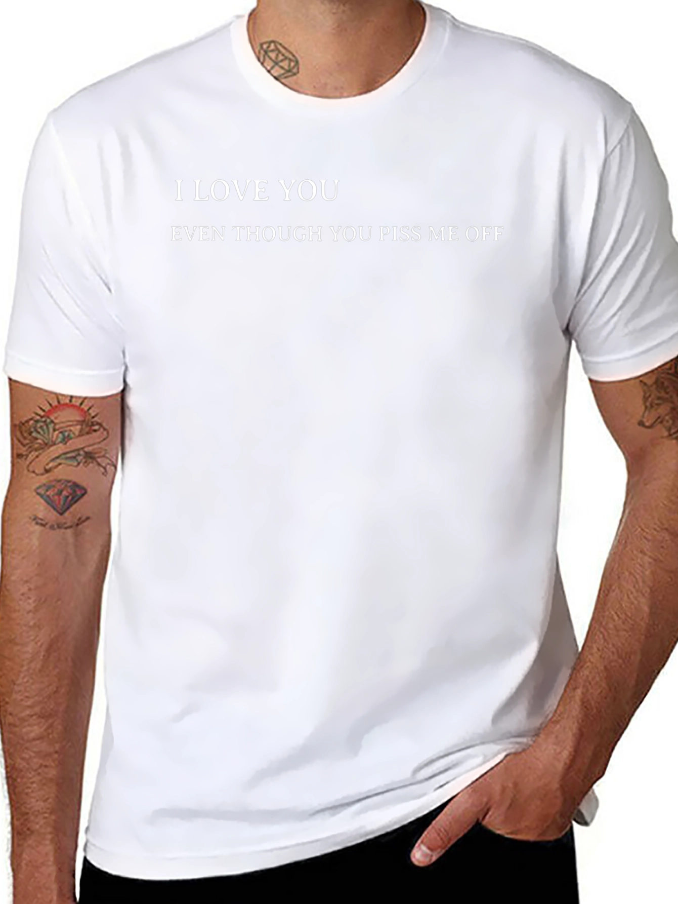 I Love You Offensive Graphic Tee