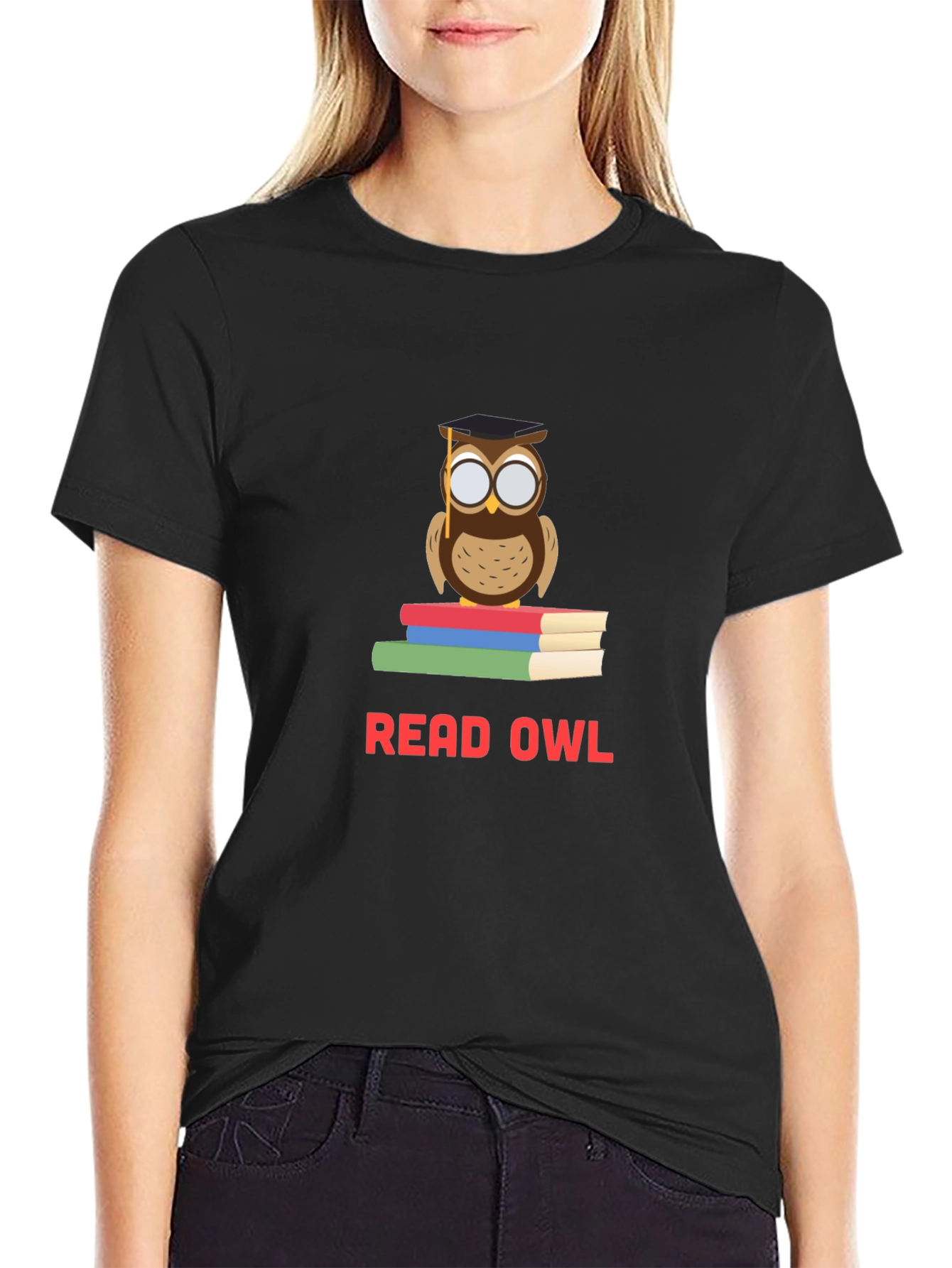 Read Owl Graphic T-Shirt - Book Lover Tee