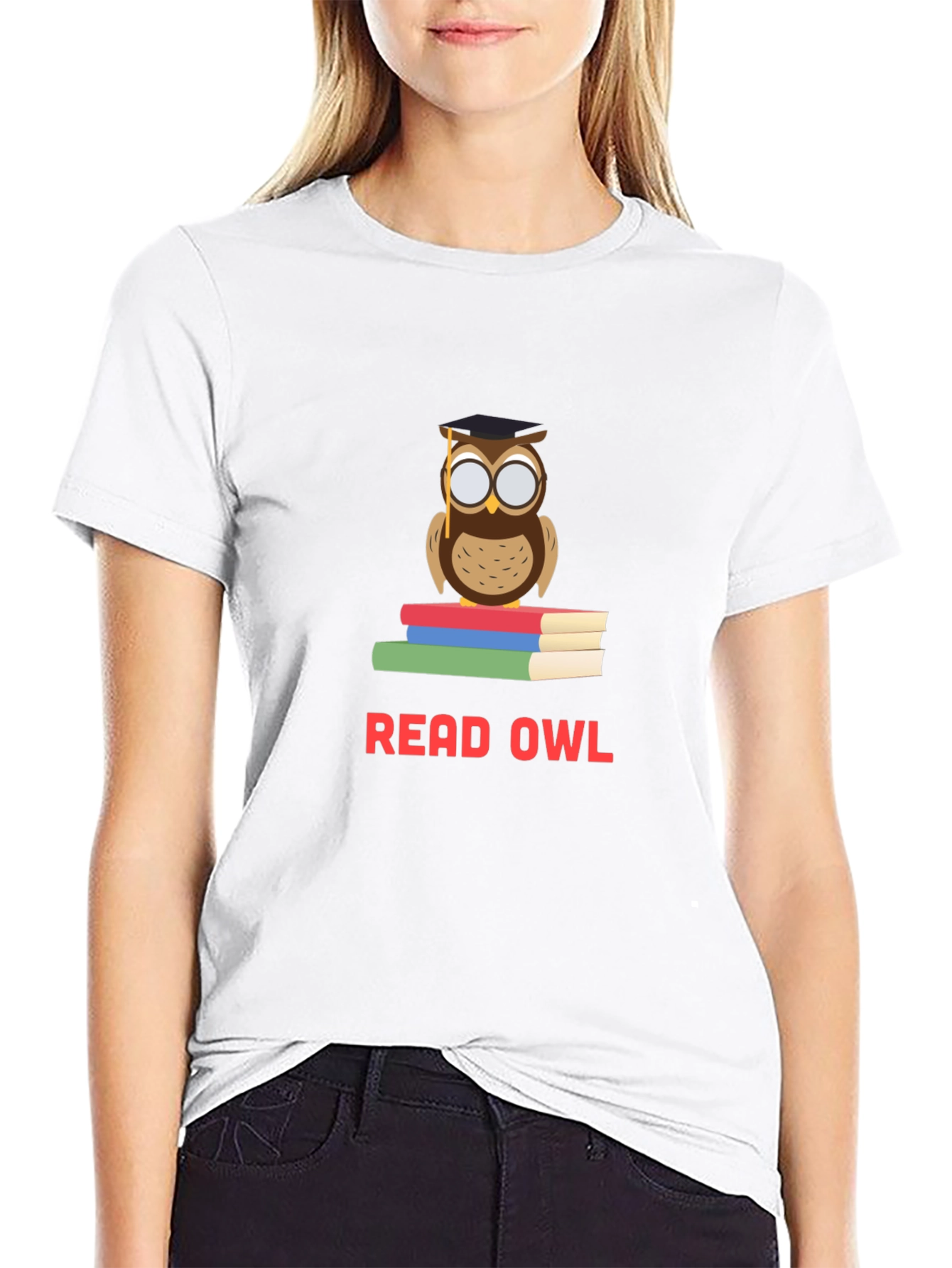 Read Owl Graphic T-Shirt - Book Lover Tee