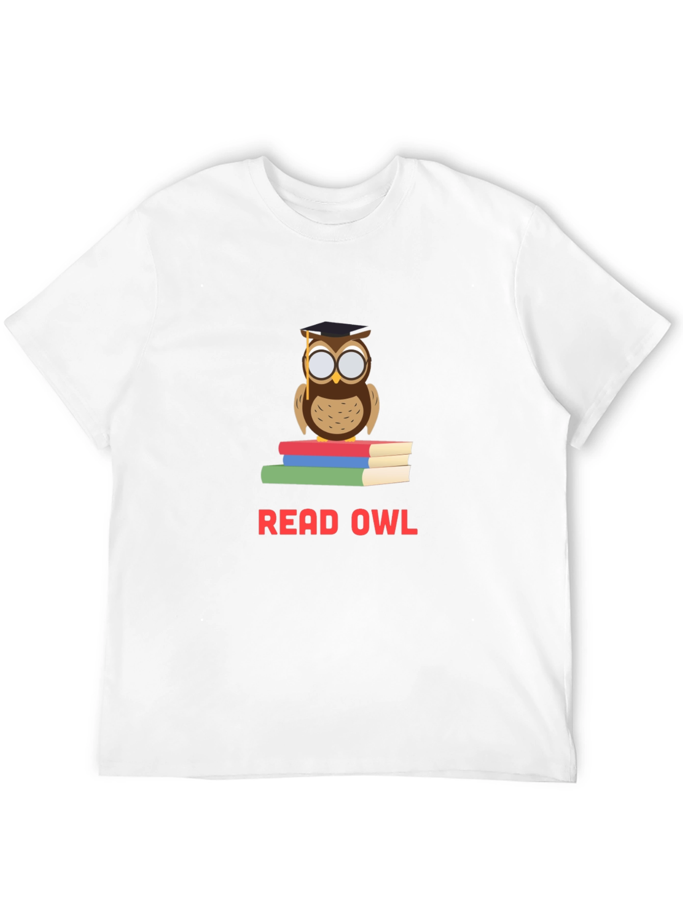 Read Owl Graphic T-Shirt - Book Lover Tee