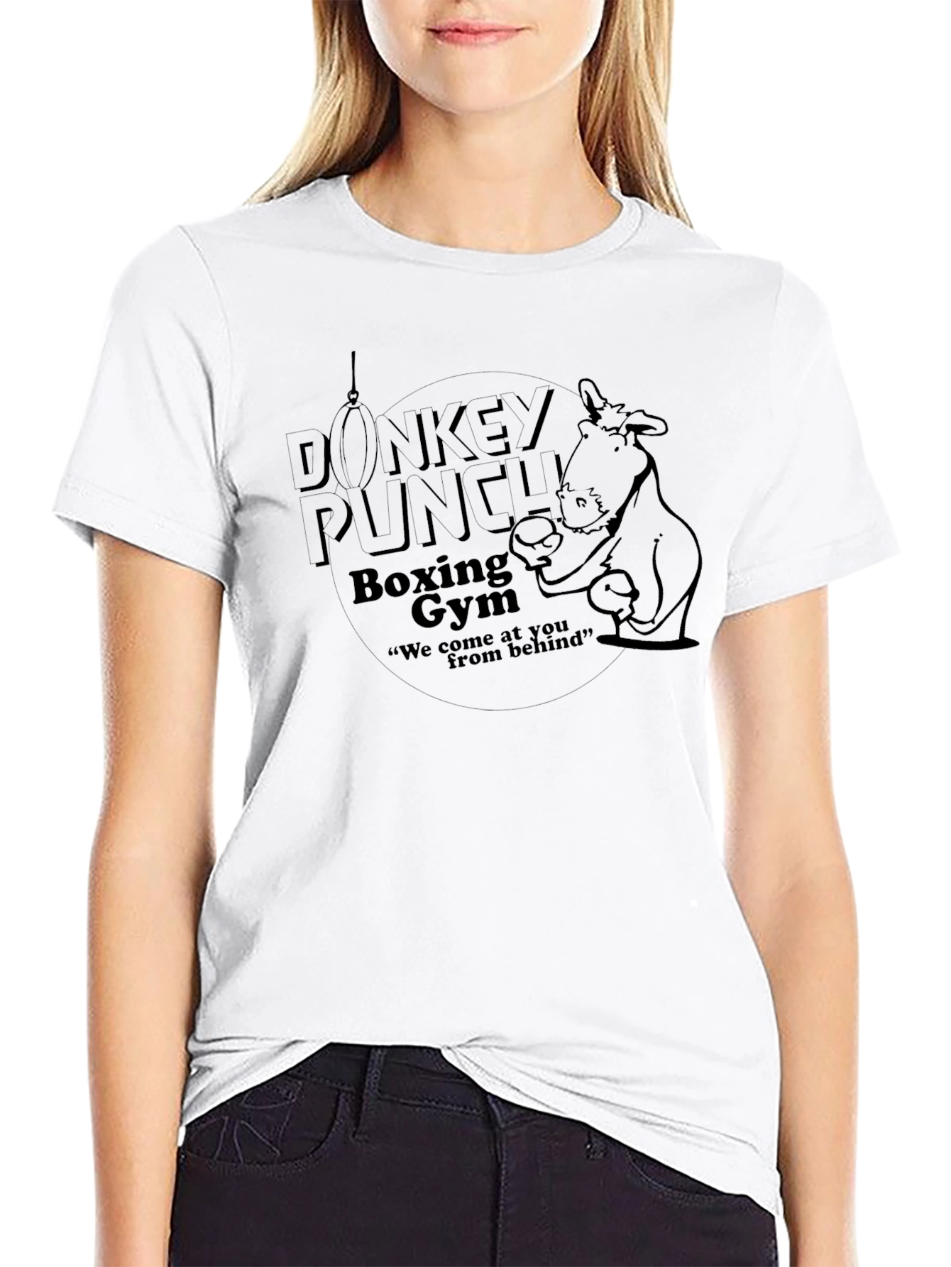Donkey Punch Boxing Gym Graphic Tee