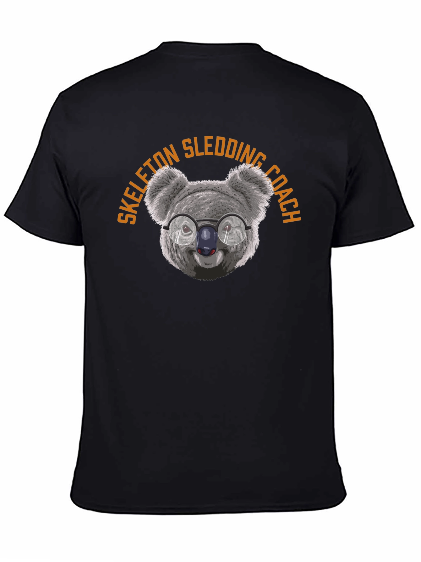 Skeleton Sledding Coach Koala T-Shirt