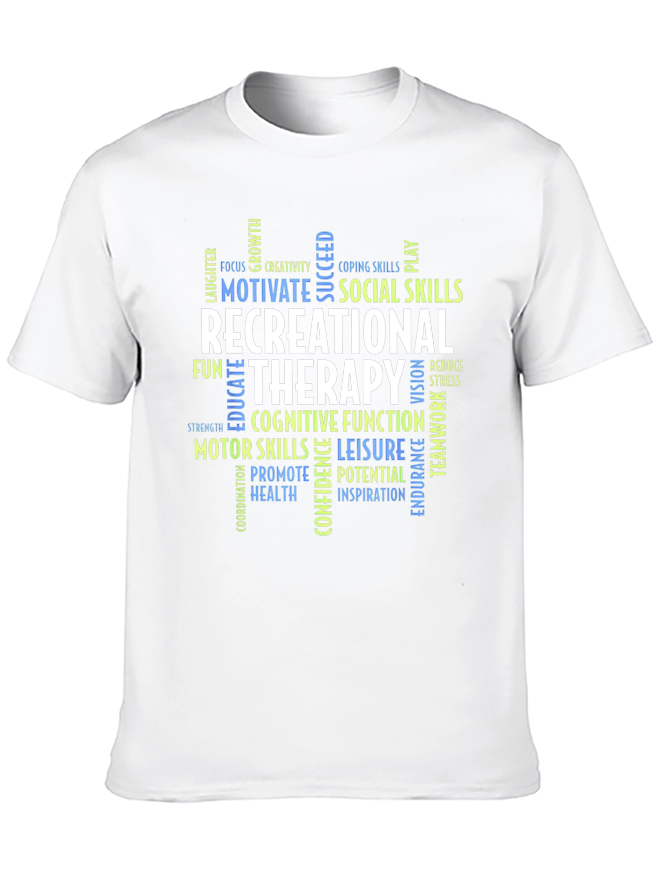 Recreational Therapy Word Cloud T-Shirt