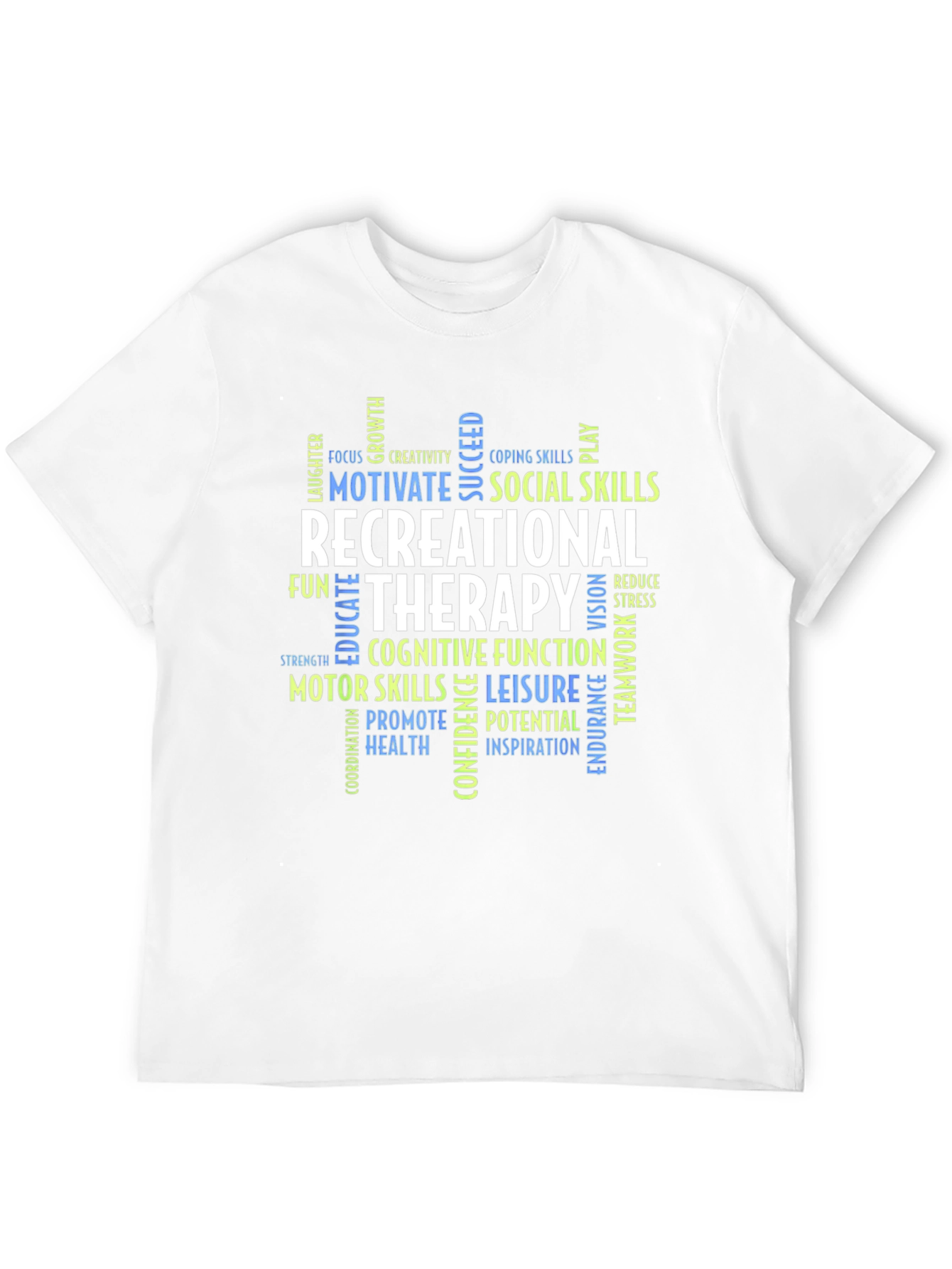 Recreational Therapy Word Cloud T-Shirt