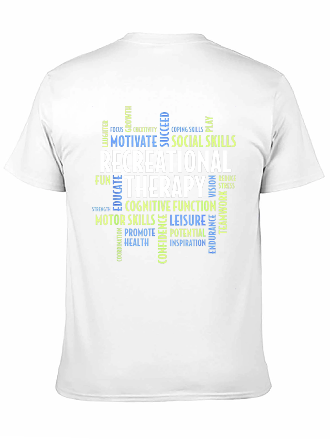Recreational Therapy Word Cloud T-Shirt