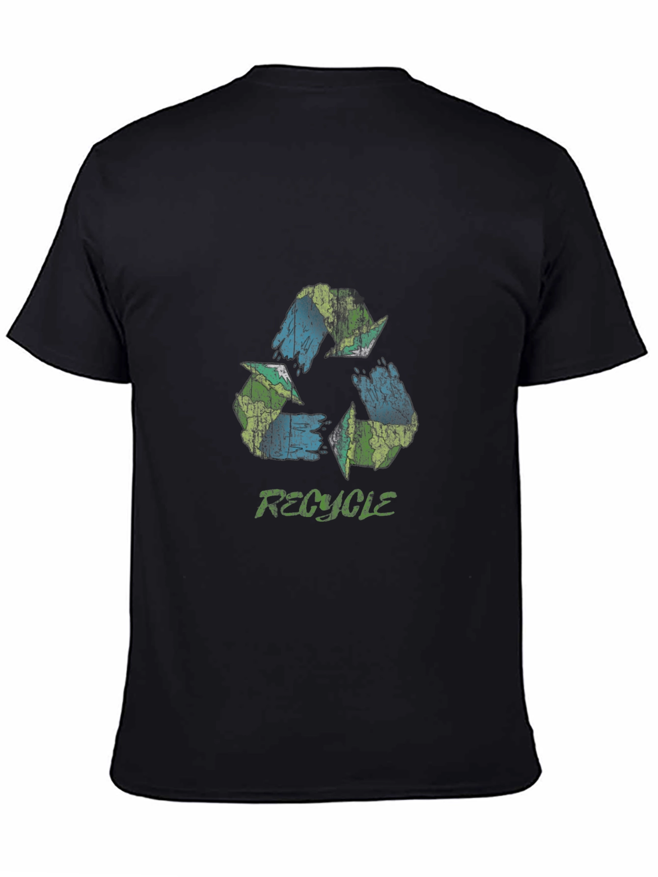 Recycle Earth Graphic T-Shirt - Eco Friendly Design