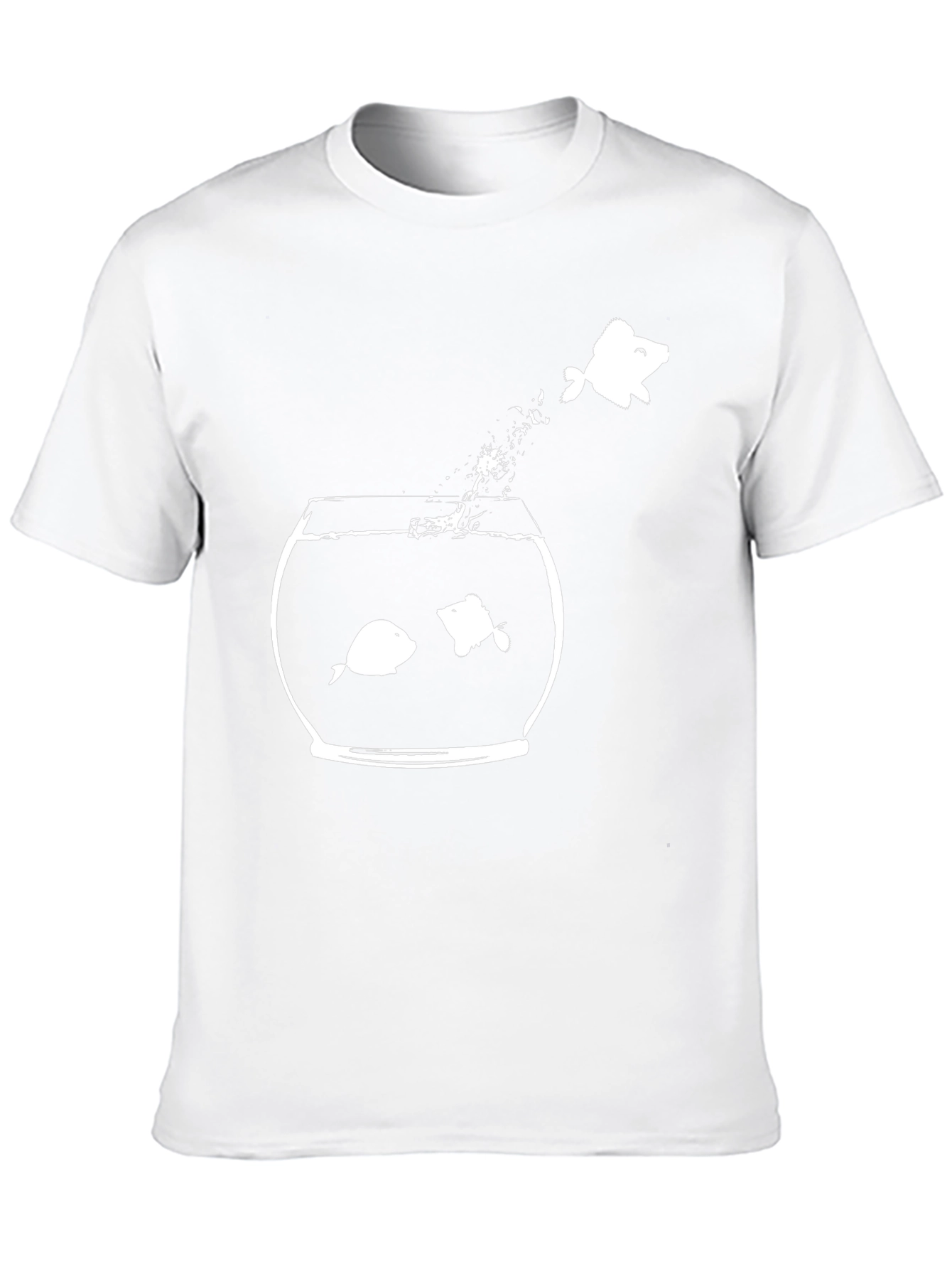 Funny Fishbowl Graphic Tee - Be Different