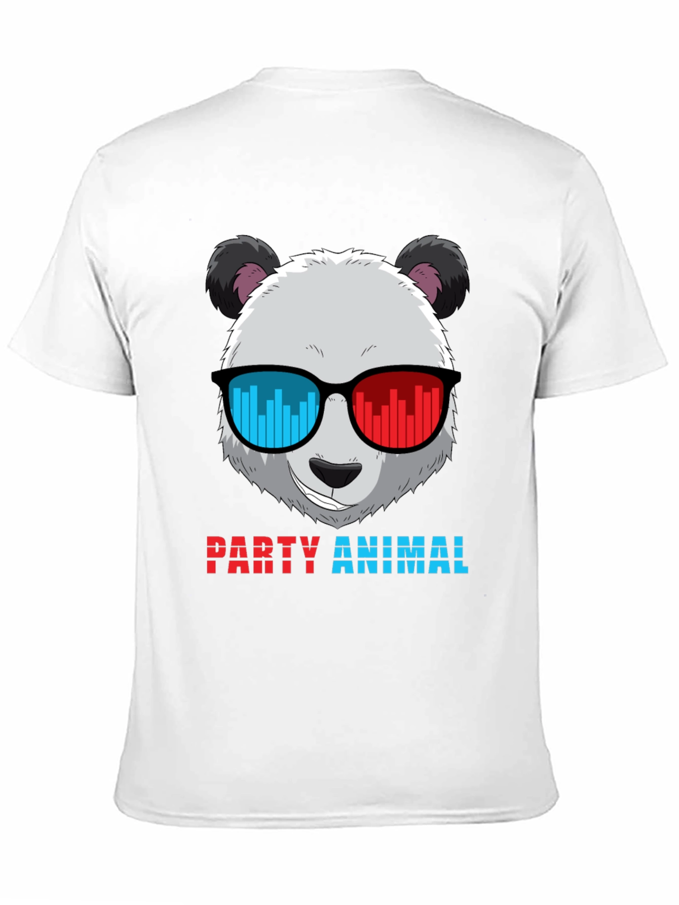 Party Animal Panda T-Shirt - Novelty Graphic Tee