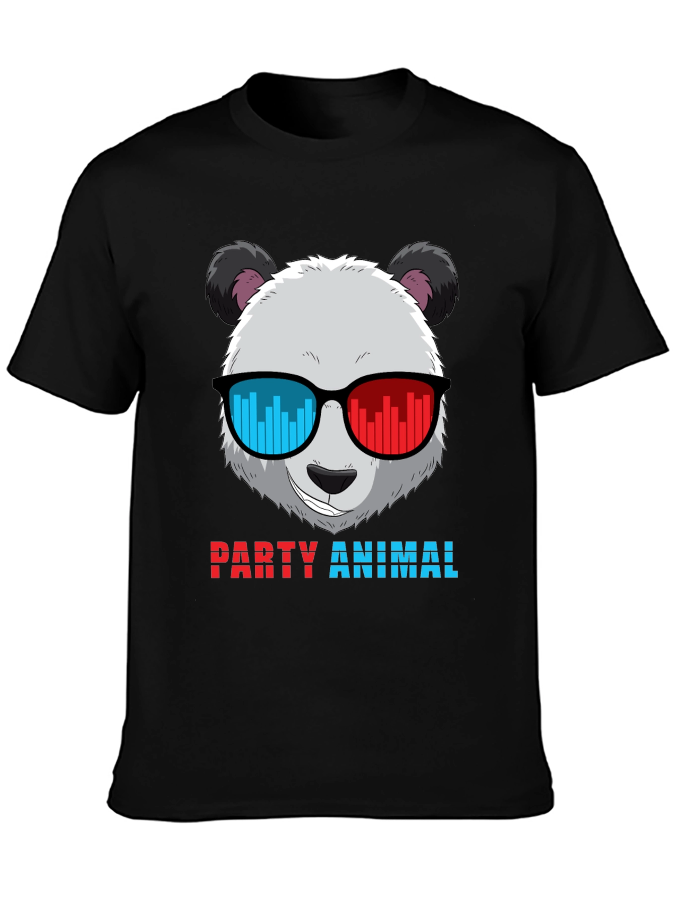 Party Animal Panda T-Shirt - Novelty Graphic Tee