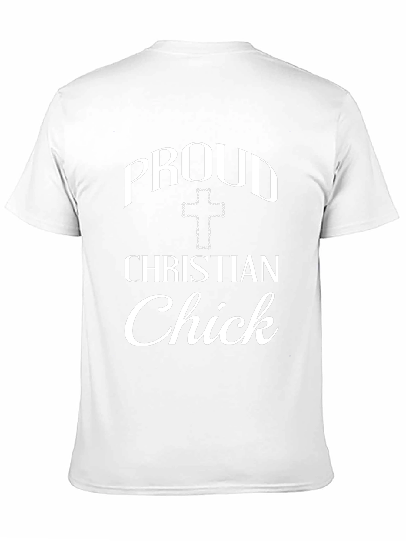 Proud Christian Chick Black T-Shirt