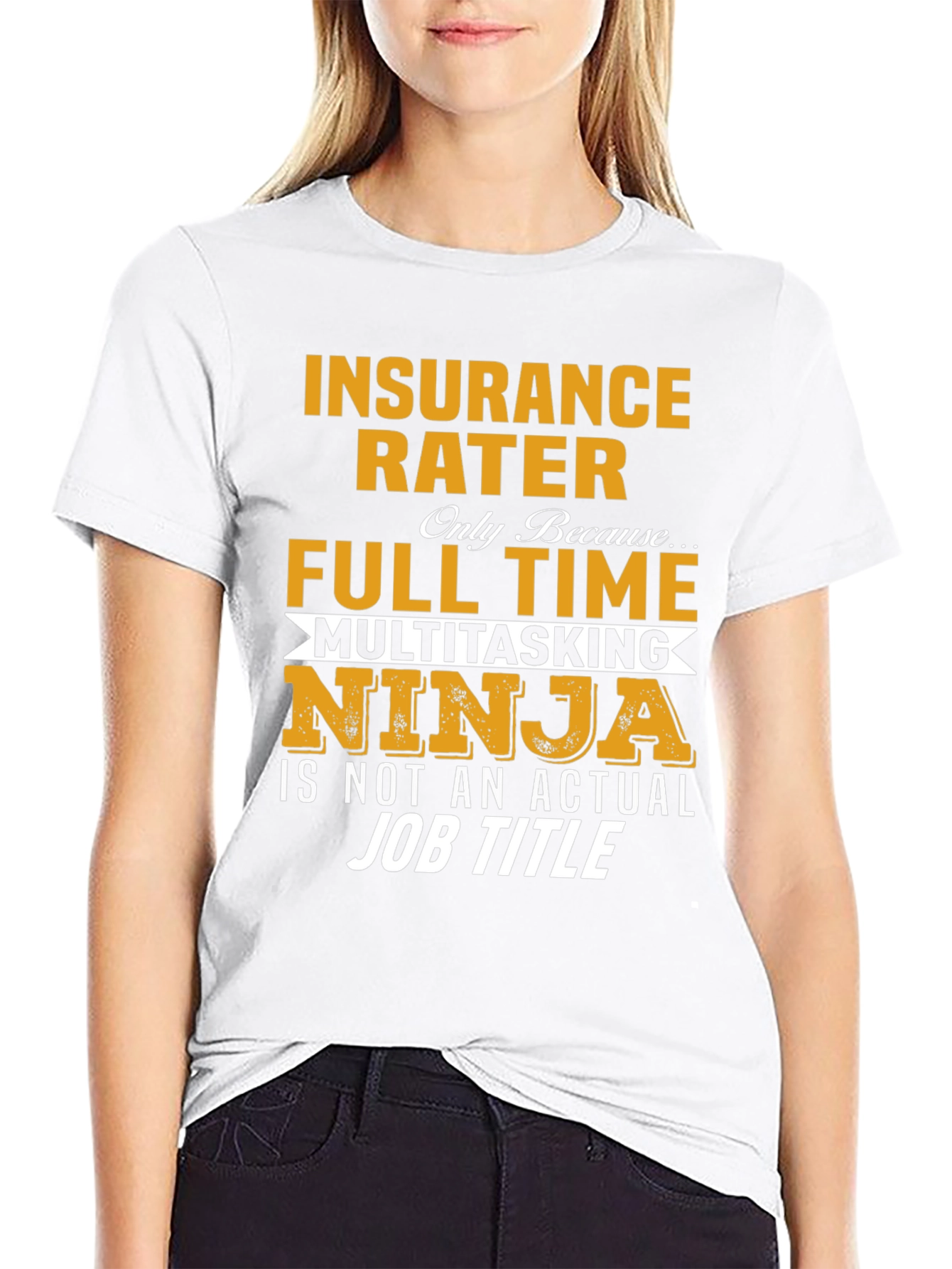 Insurance Rater Multitasking Ninja T-Shirt