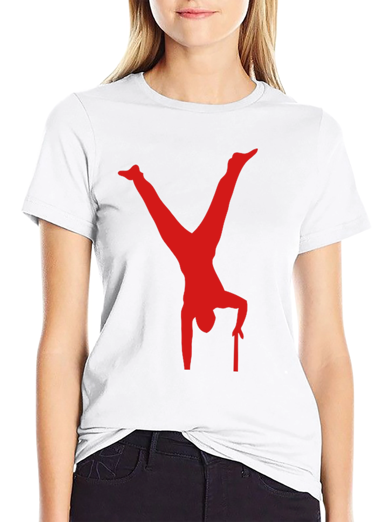 Acrobat Design Black T-Shirt
