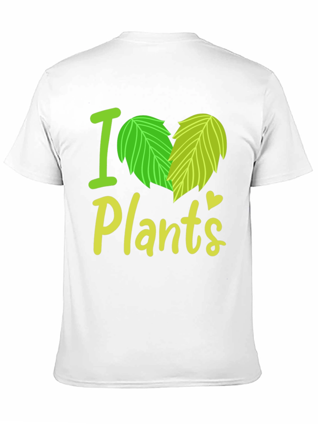 I Heart Plants Graphic Tee - Black Casual T-Shirt