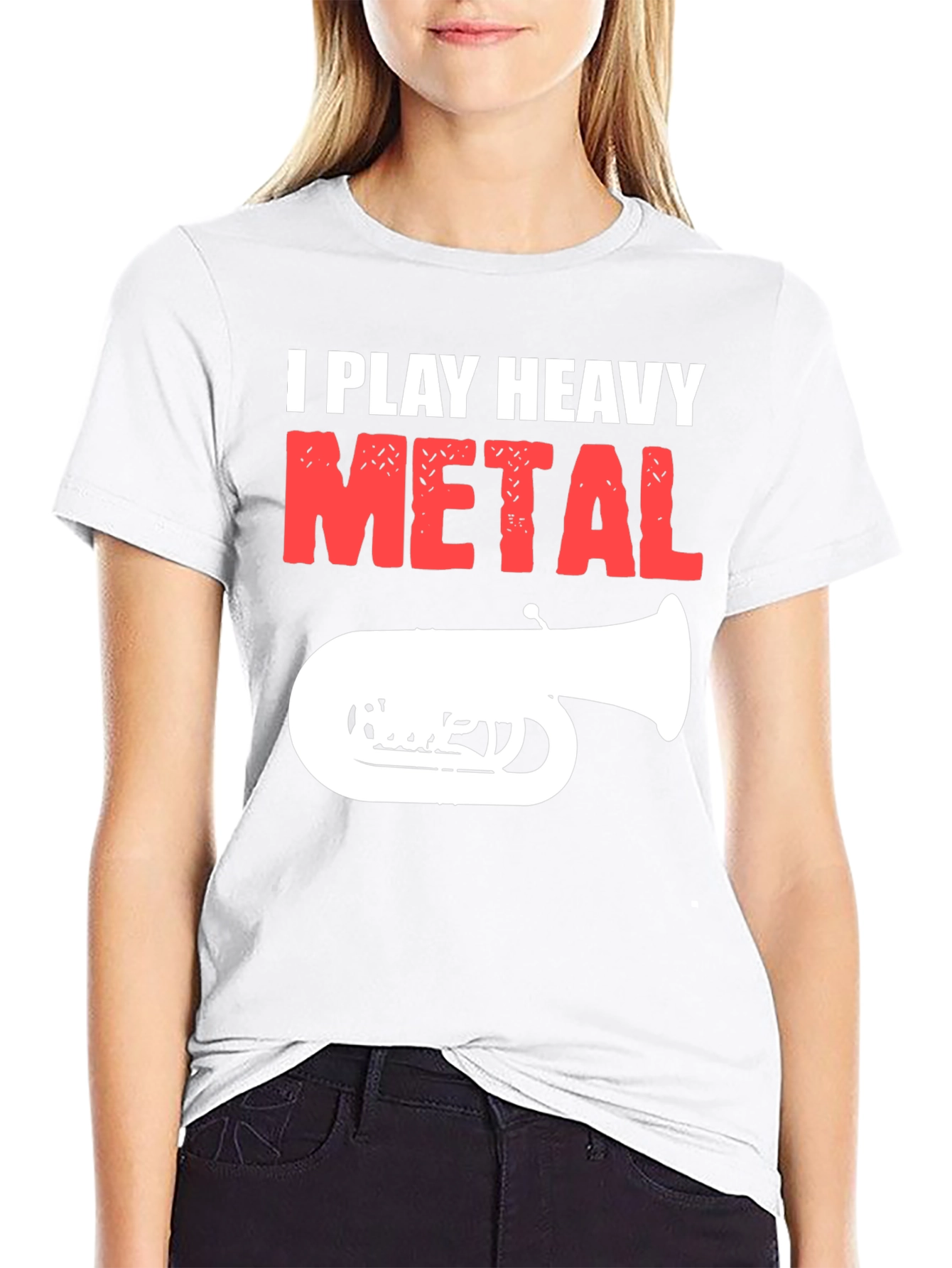 I Play Heavy Metal T-Shirt - Funny Band Tee
