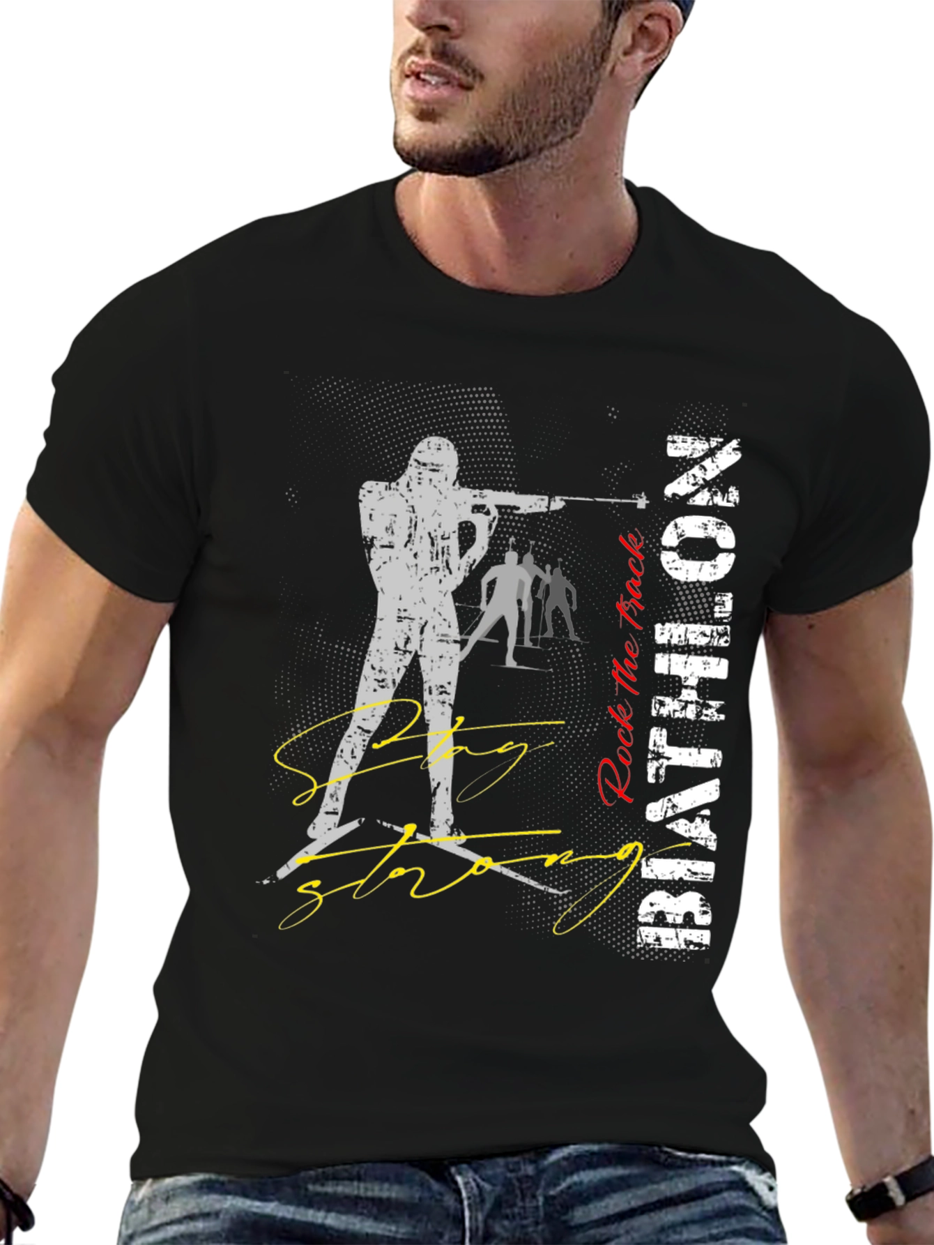 Biathlon Graphic Tee - Rock the Track