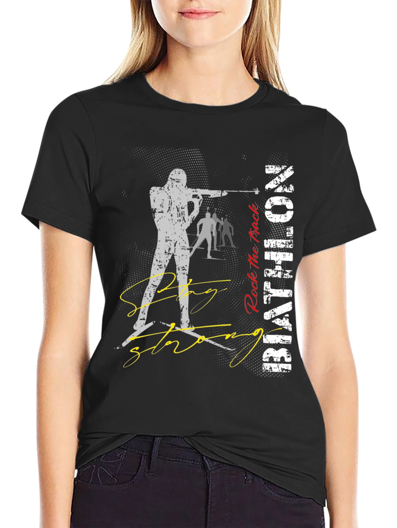 Biathlon Graphic Tee - Rock the Track