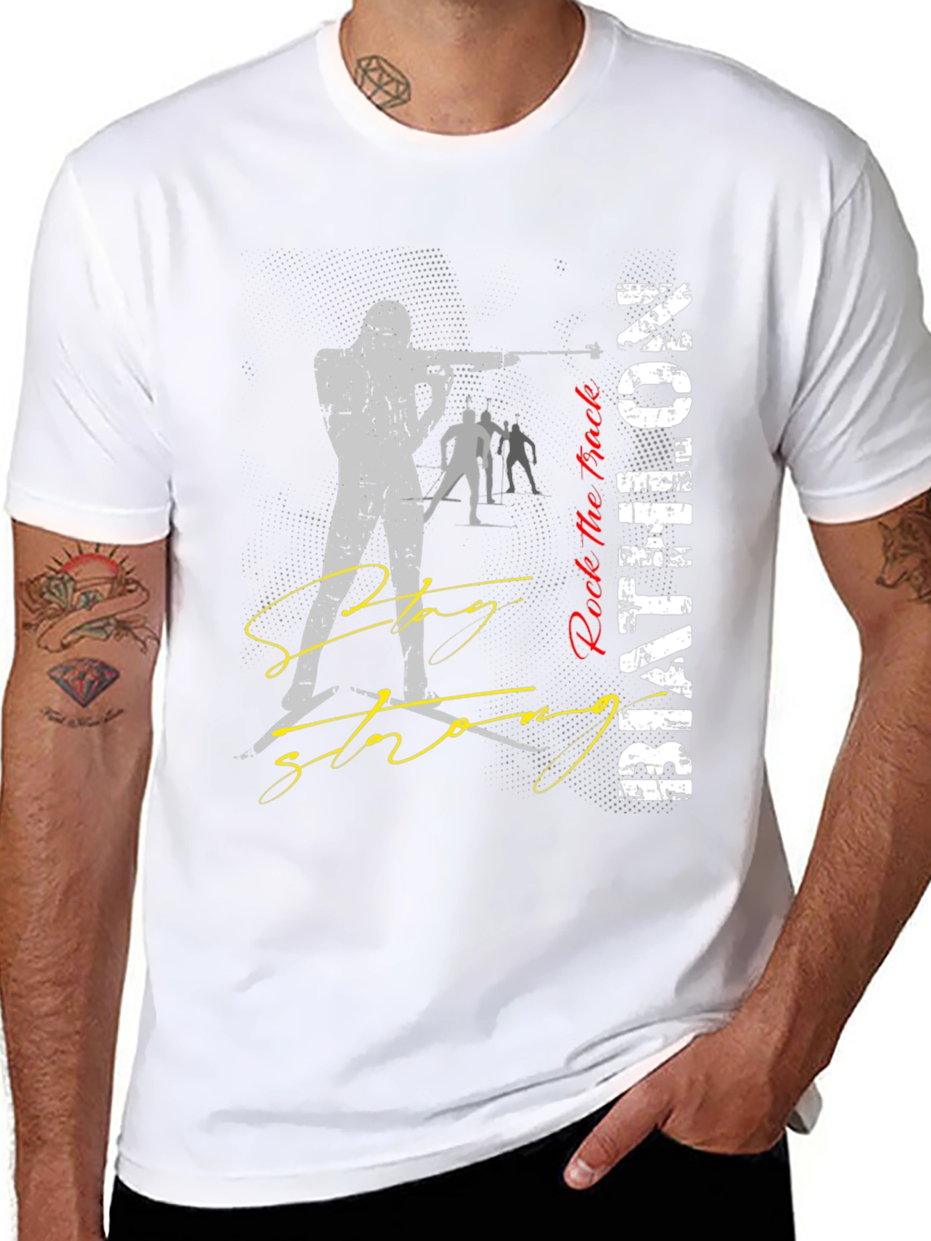Biathlon Graphic Tee - Rock the Track