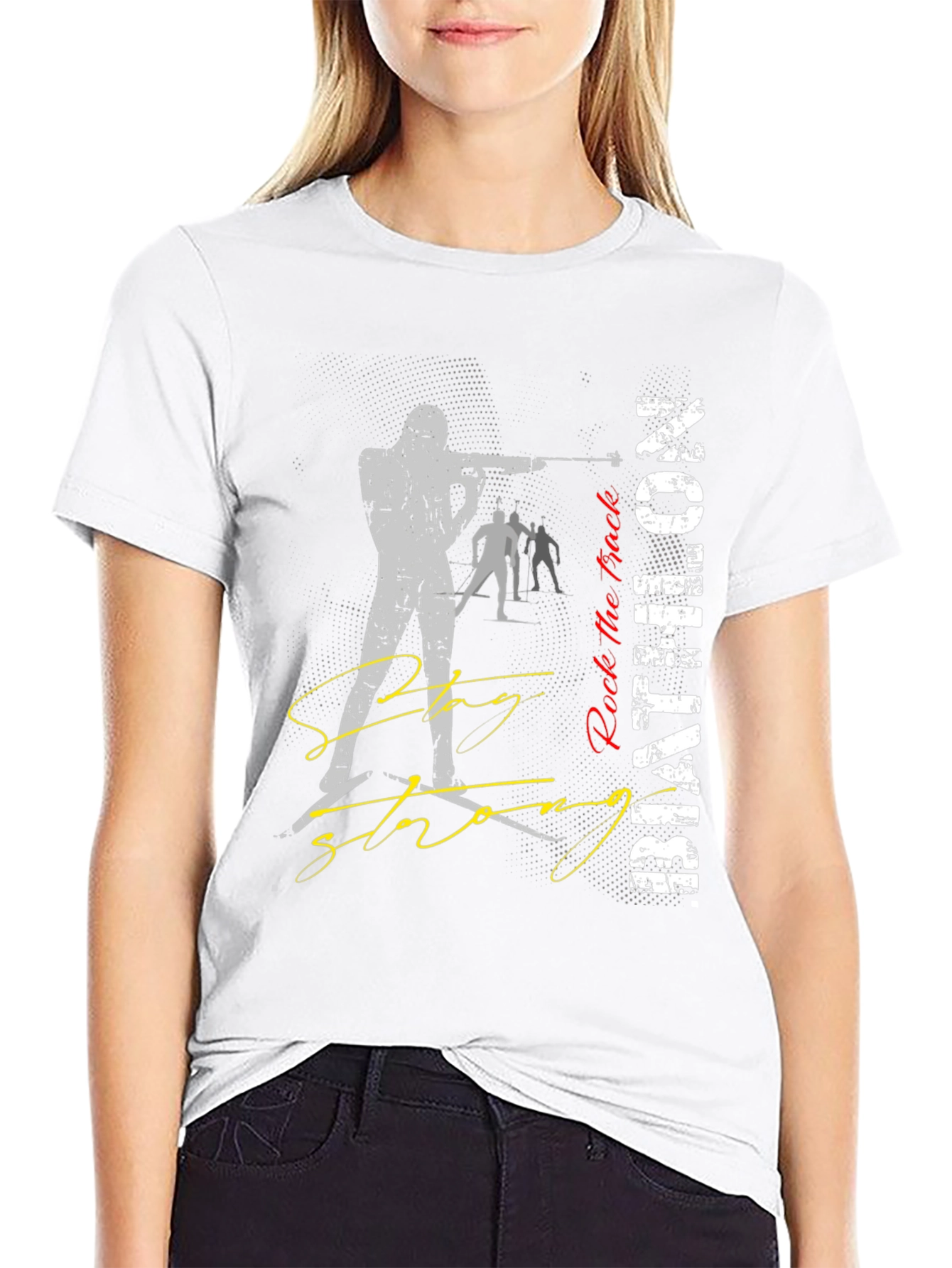 Biathlon Graphic Tee - Rock the Track