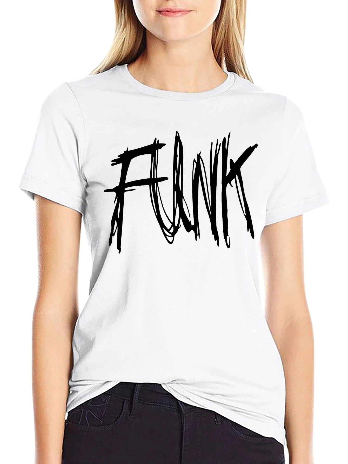 Black Funk Graphic Tee - Urban Style