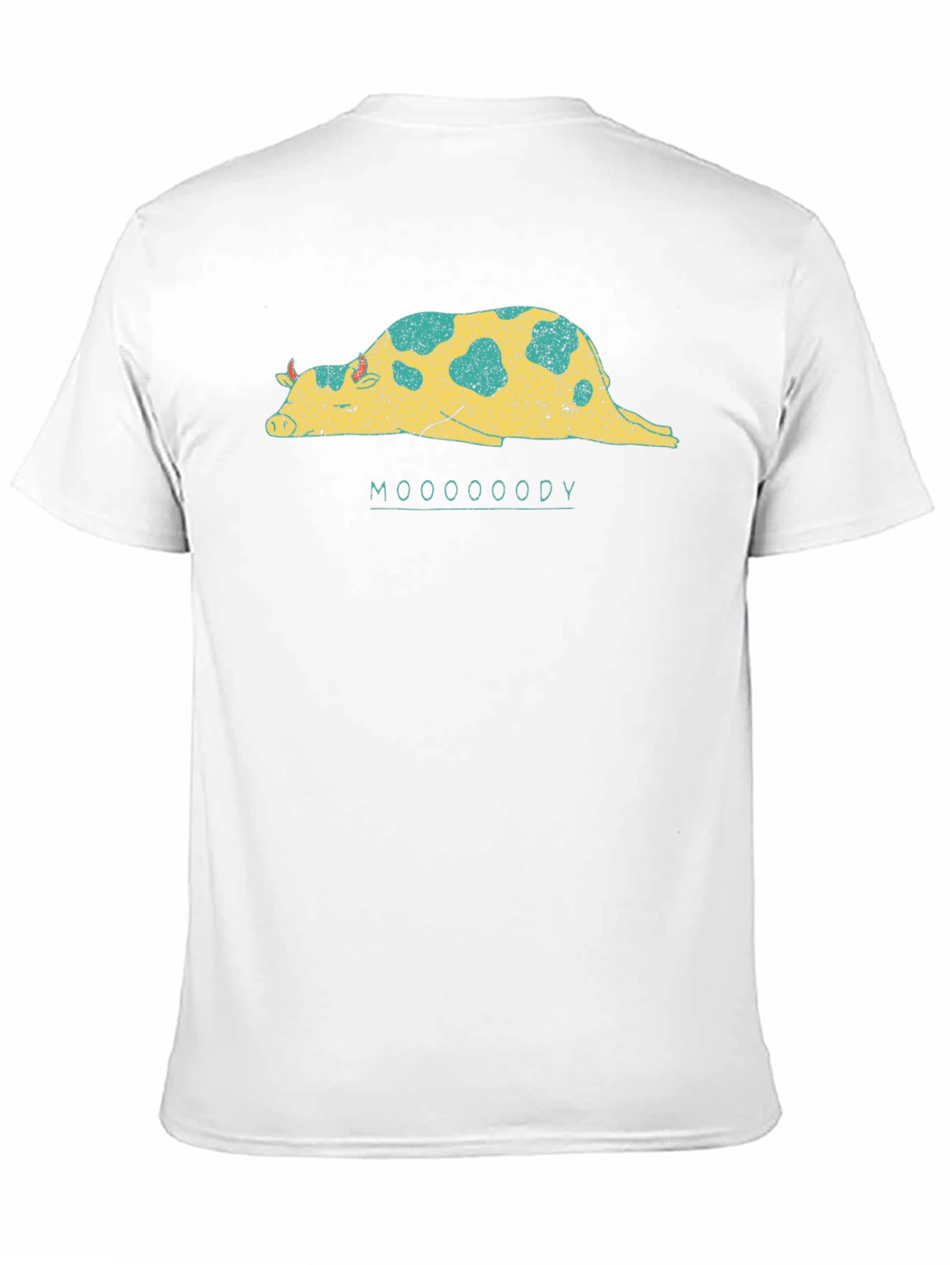 Mooooody Graphic Tee - Lazy Cow T-Shirt