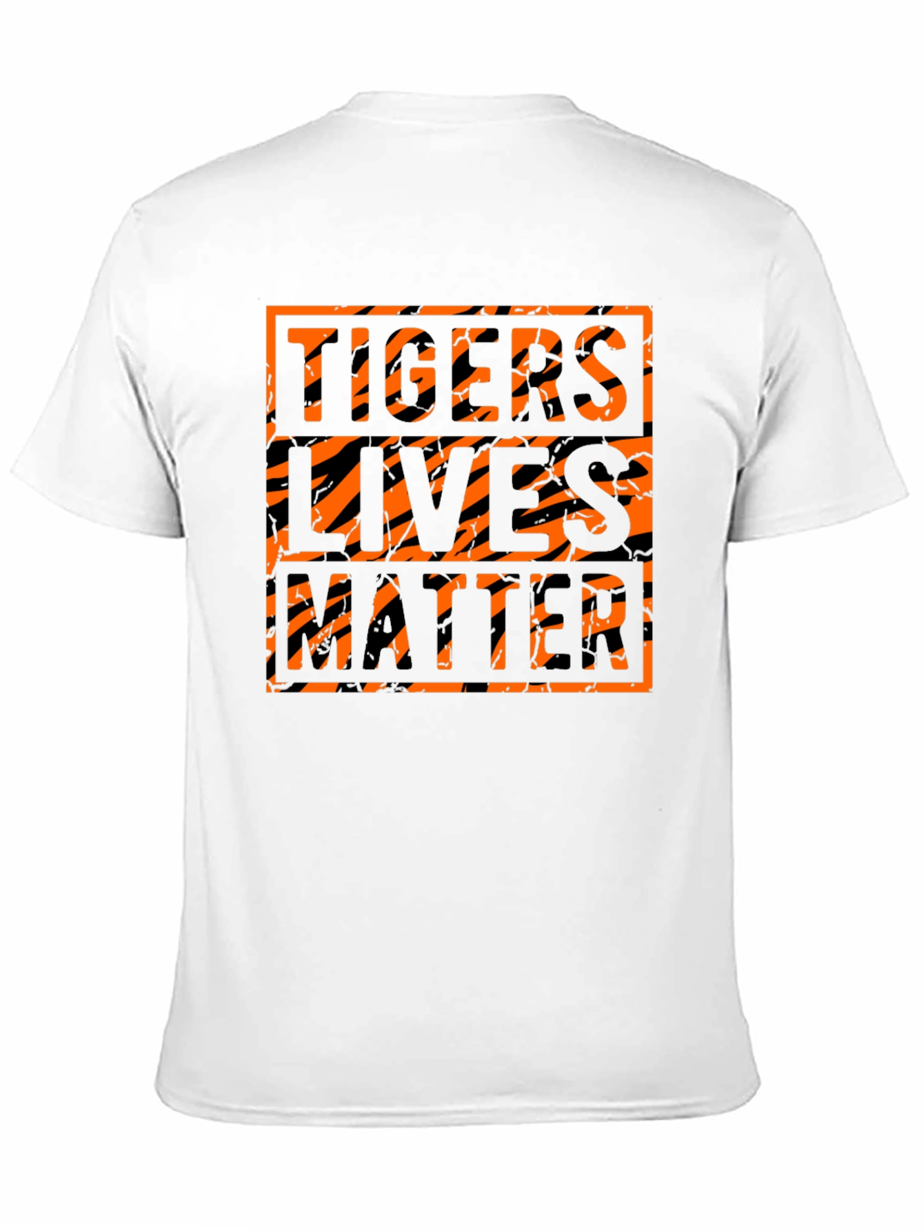 Tigers Lives Matter Graphic Black T-Shirt
