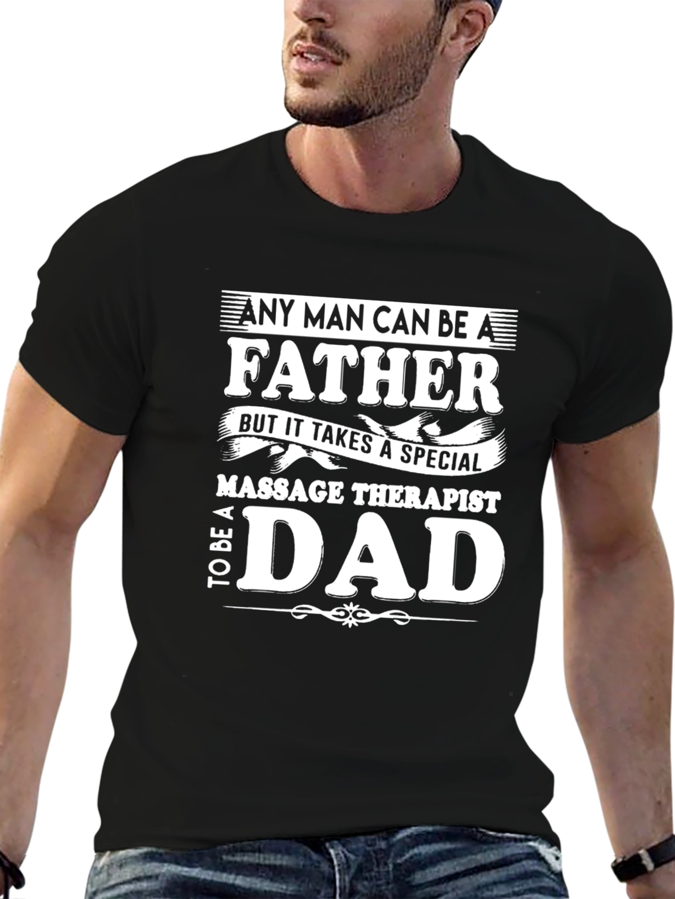 Massage Therapist Dad T-Shirt Fathers Day Gift