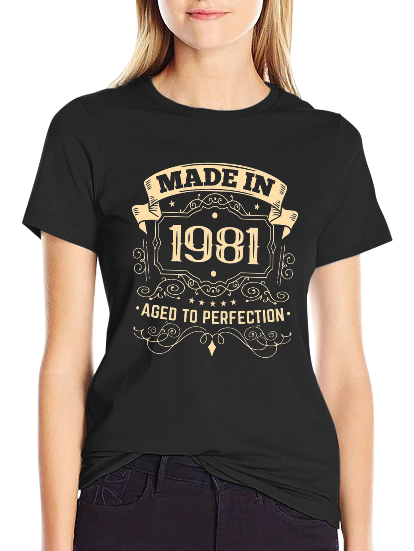 Made in 1981 Aged to Perfection Graphic Tee
