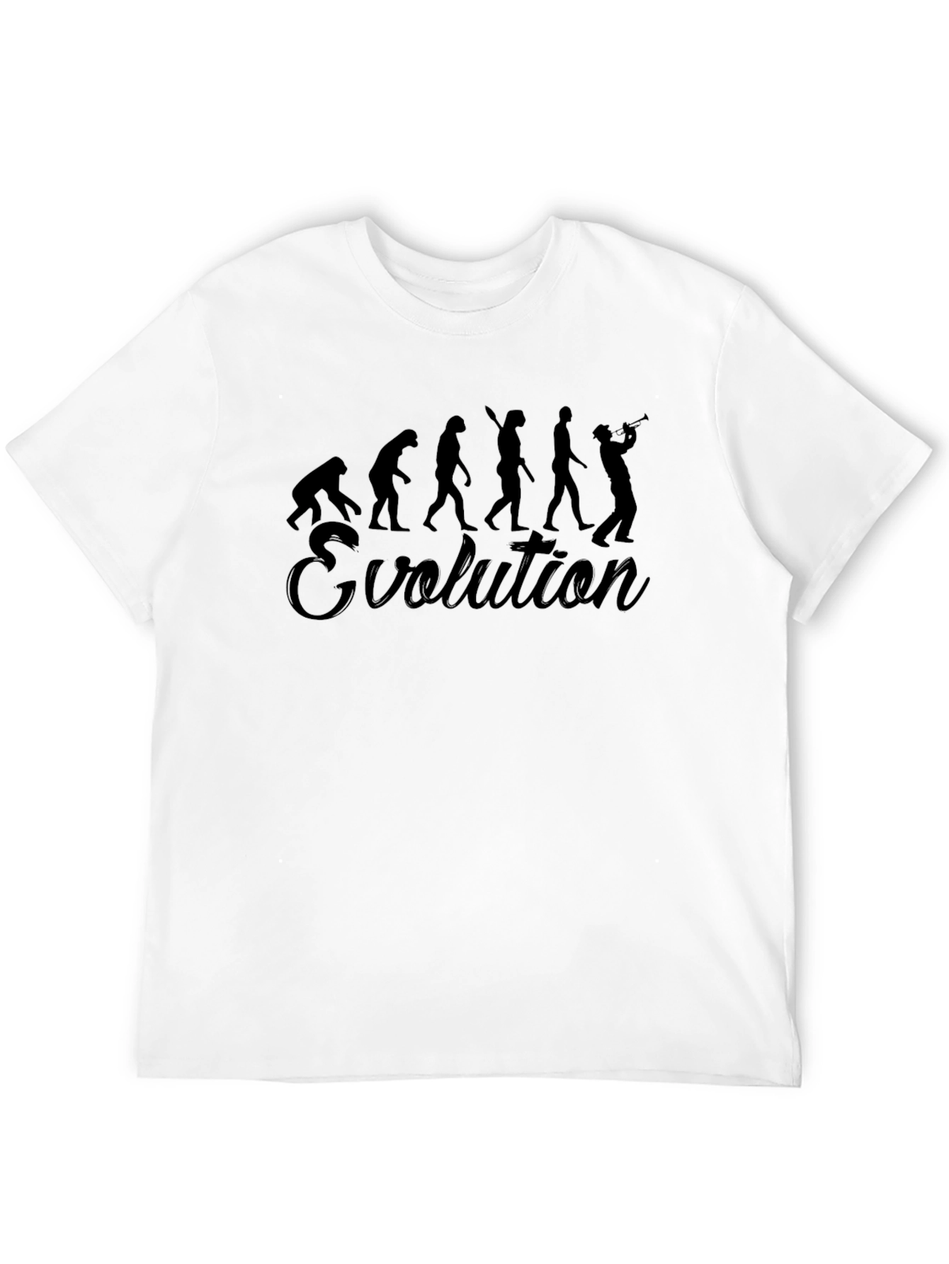 Evolution of Trumpet Player T-Shirt