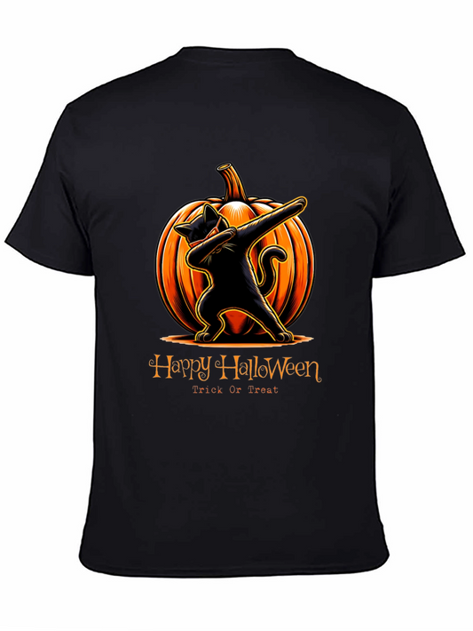 Happy Halloween Cat Dab T-Shirt