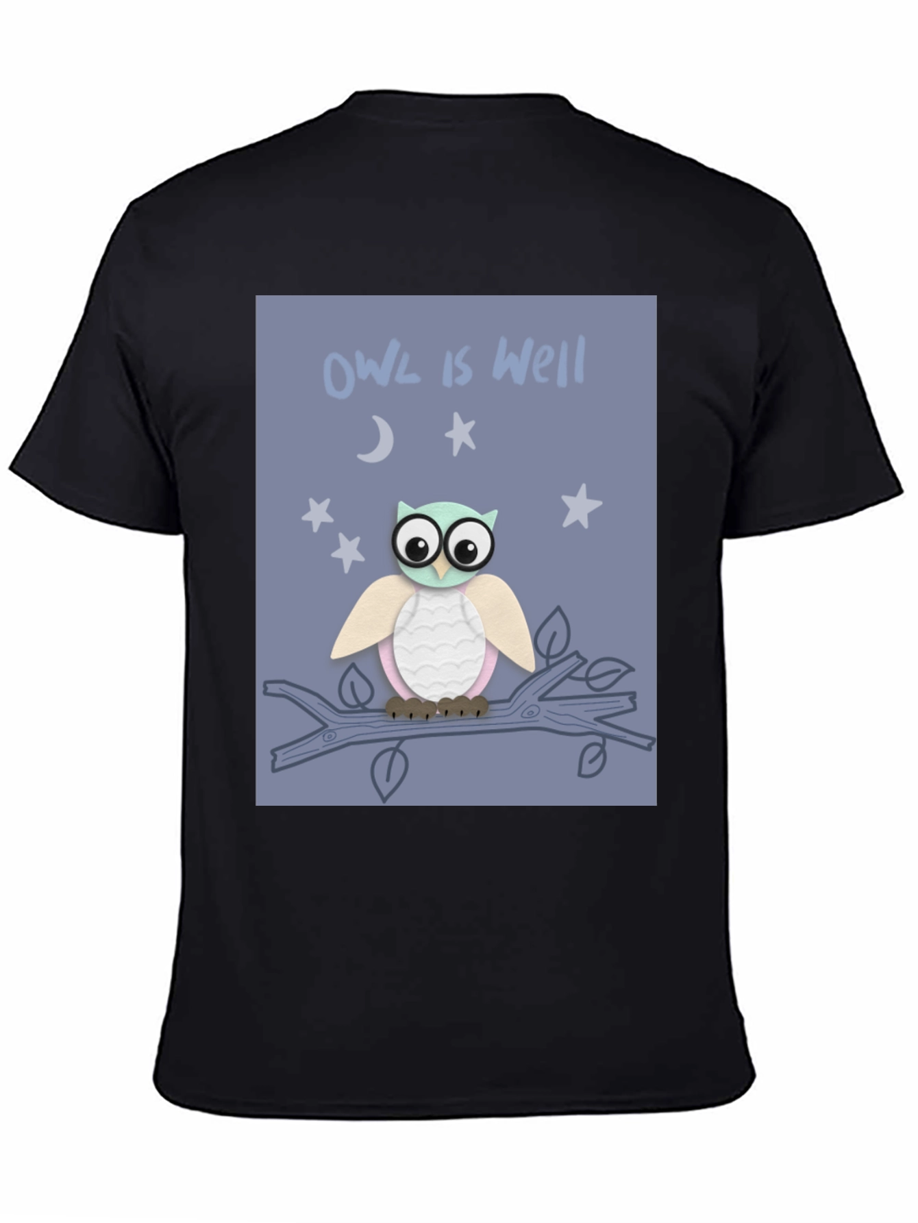Owl is Well Graphic Tee - Soft Cotton T-Shirt