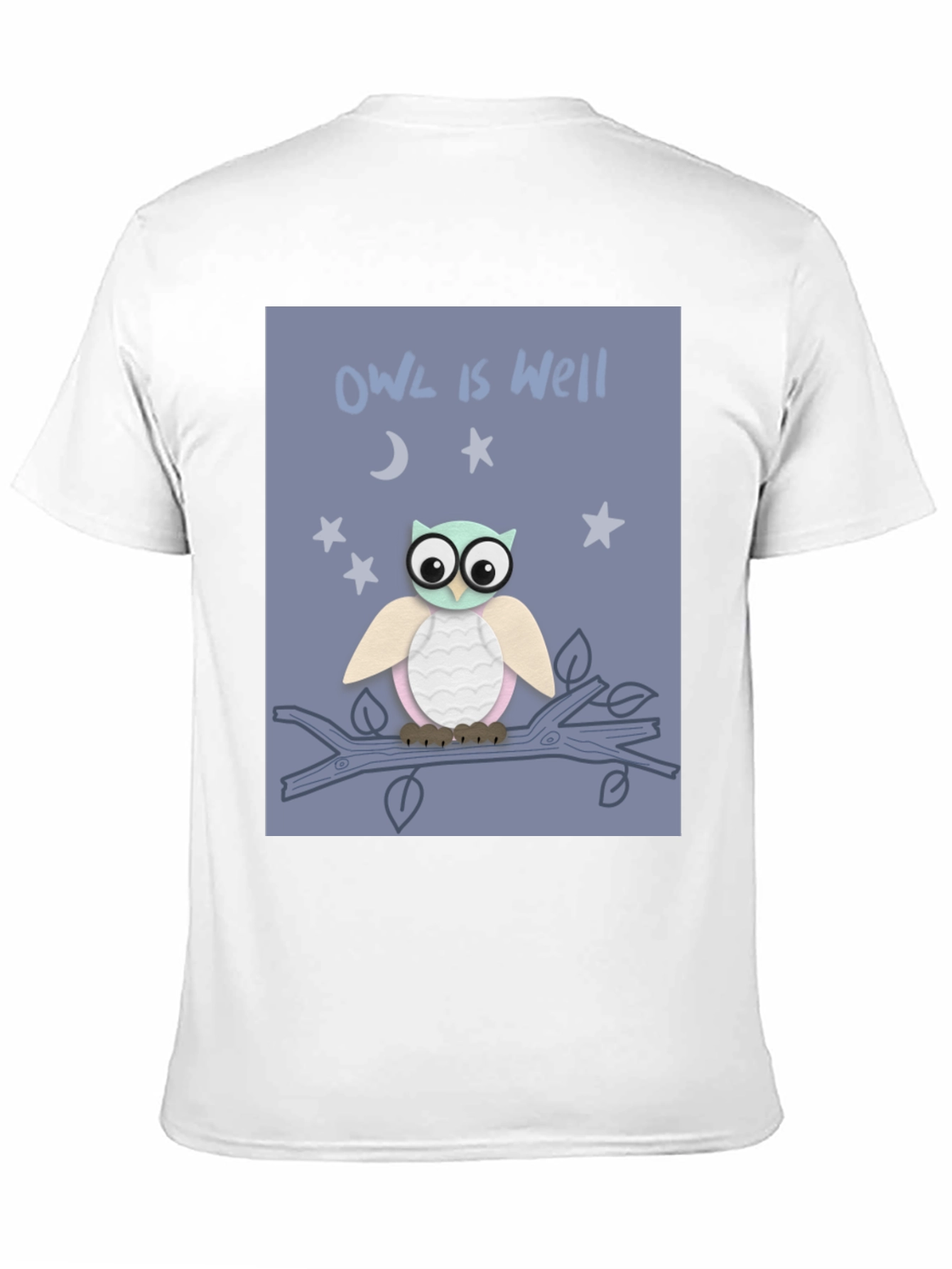 Owl is Well Graphic Tee - Soft Cotton T-Shirt