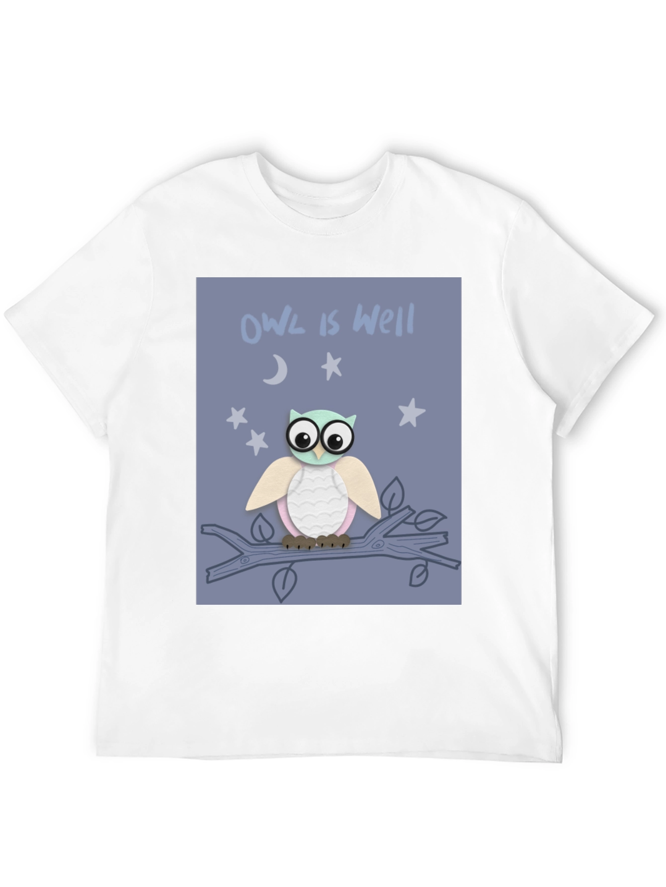 Owl is Well Graphic Tee - Soft Cotton T-Shirt