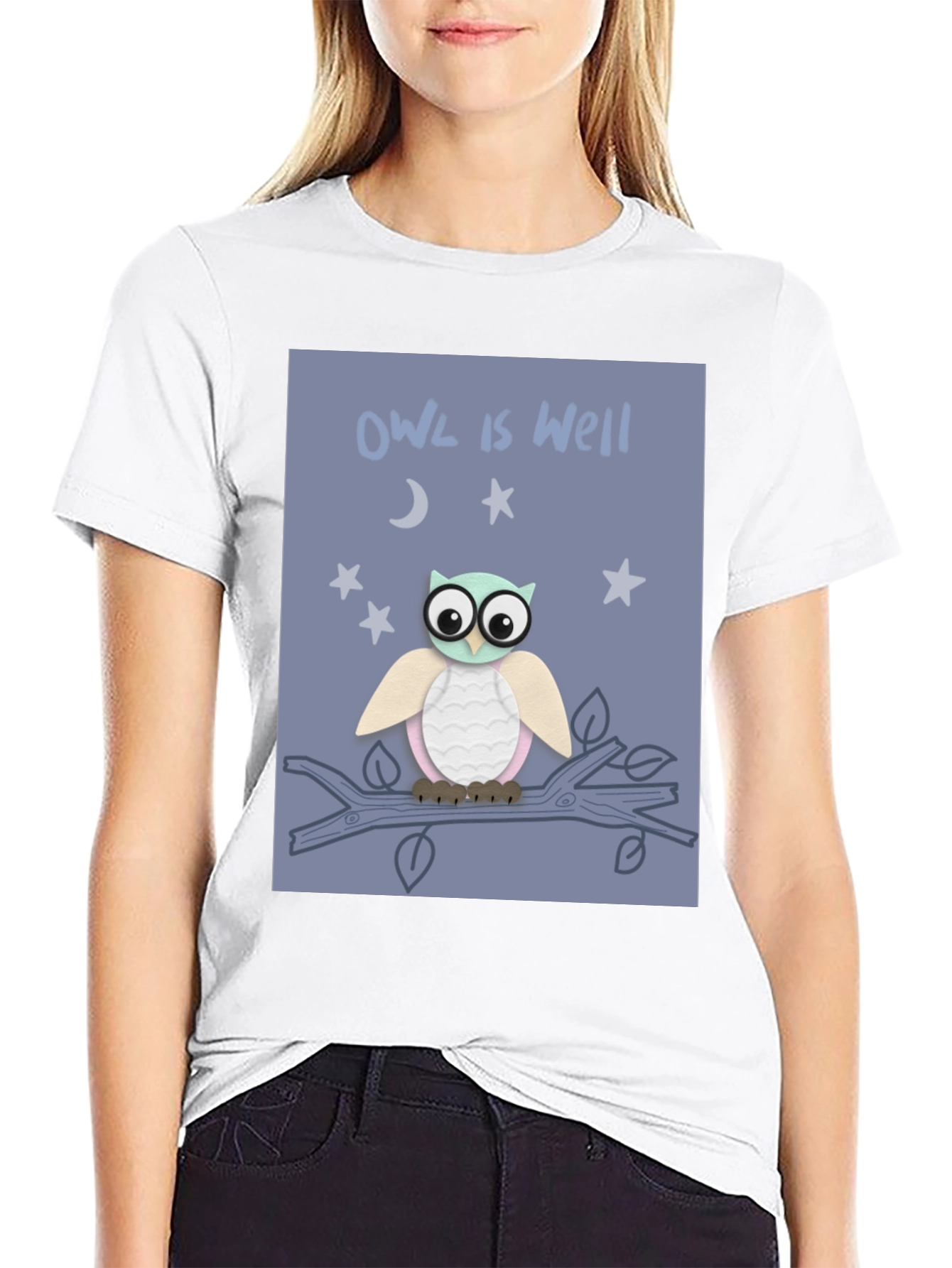 Owl is Well Graphic Tee - Soft Cotton T-Shirt